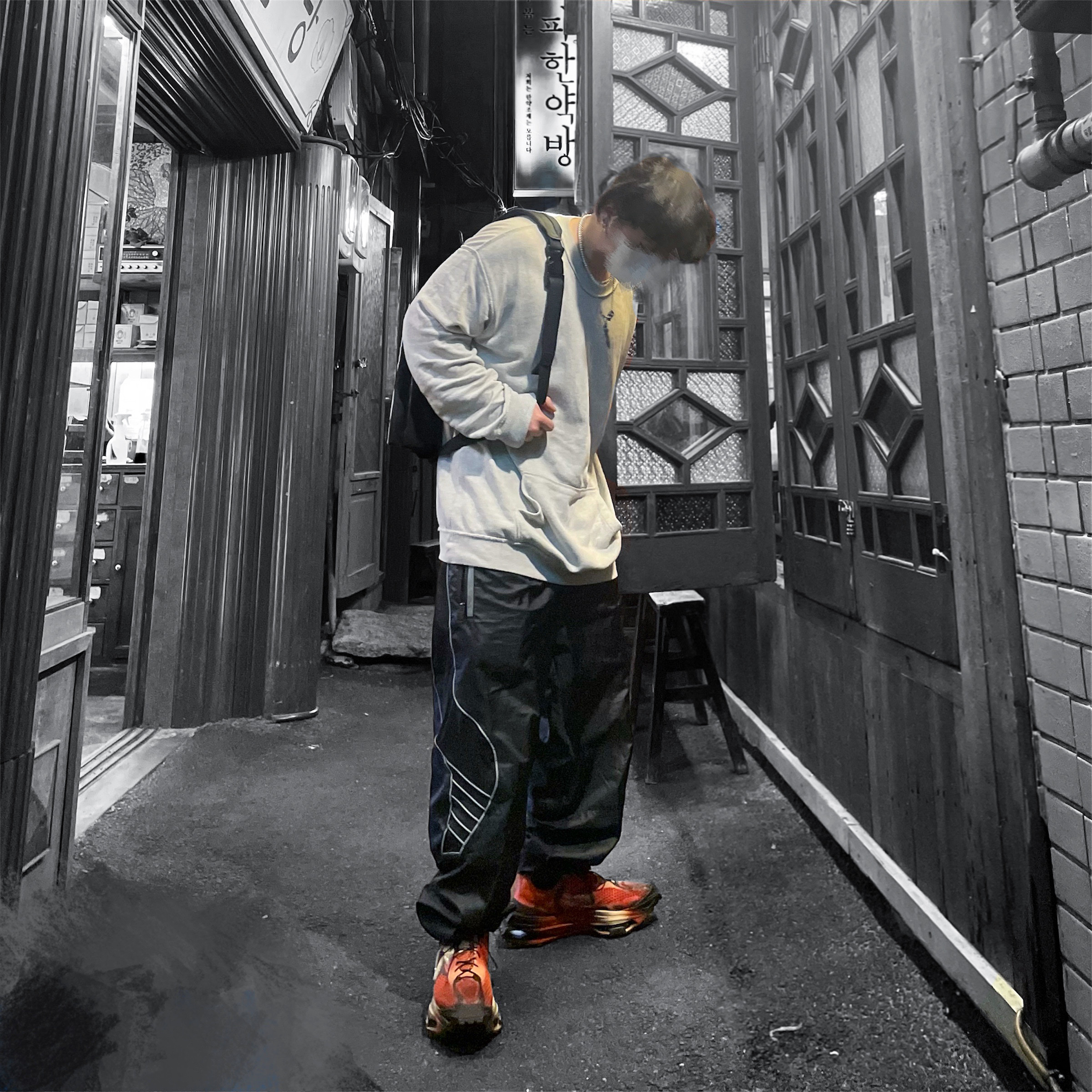 Nike x Matthew M Williams Zoom 004 Rust Factor 착용 스타일