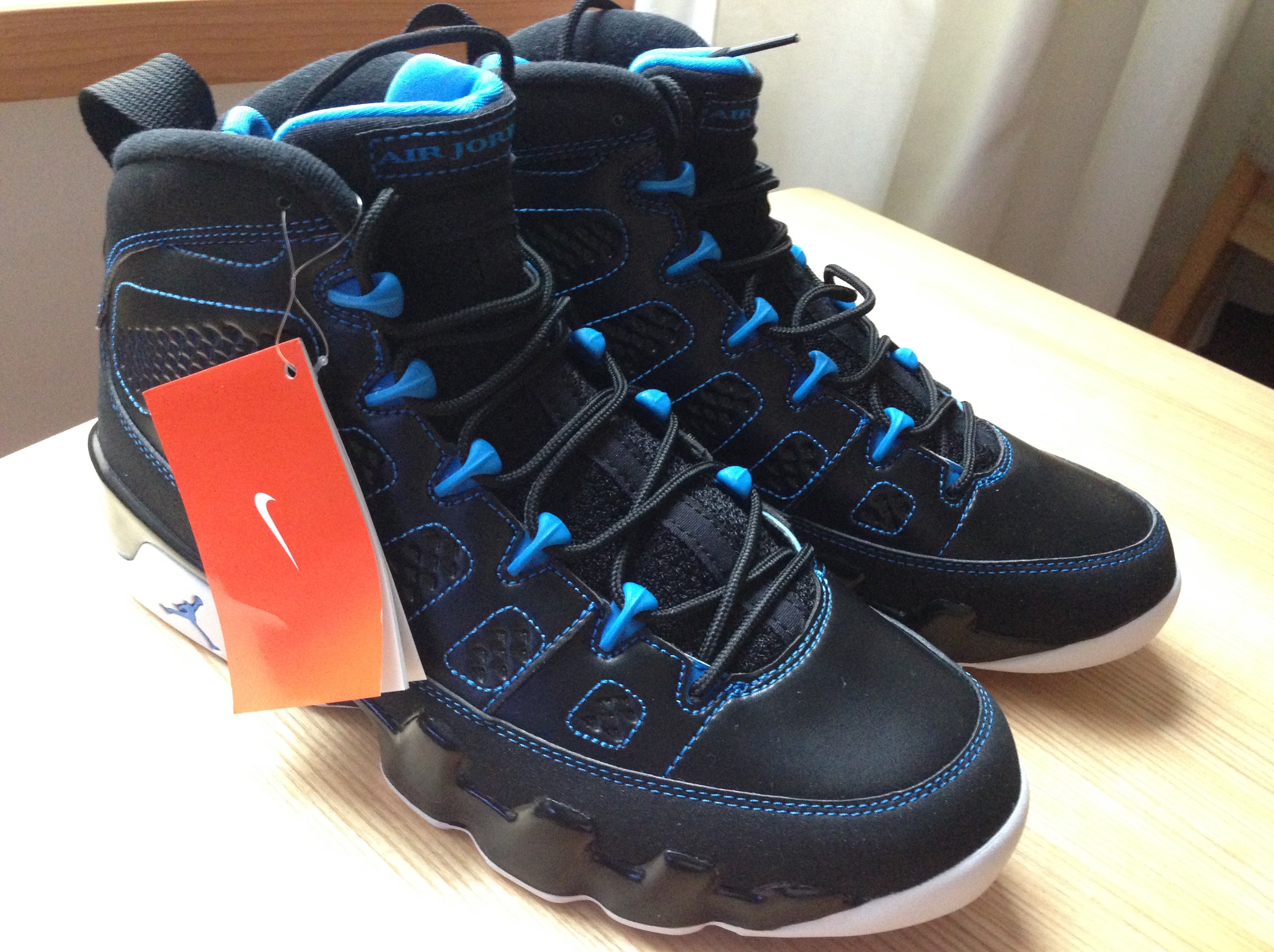 Jordan 9 Retro Photo Blue 착용 스타일
