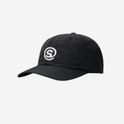 Stussy Washed Nylon Symbol Low Pro Cap Black