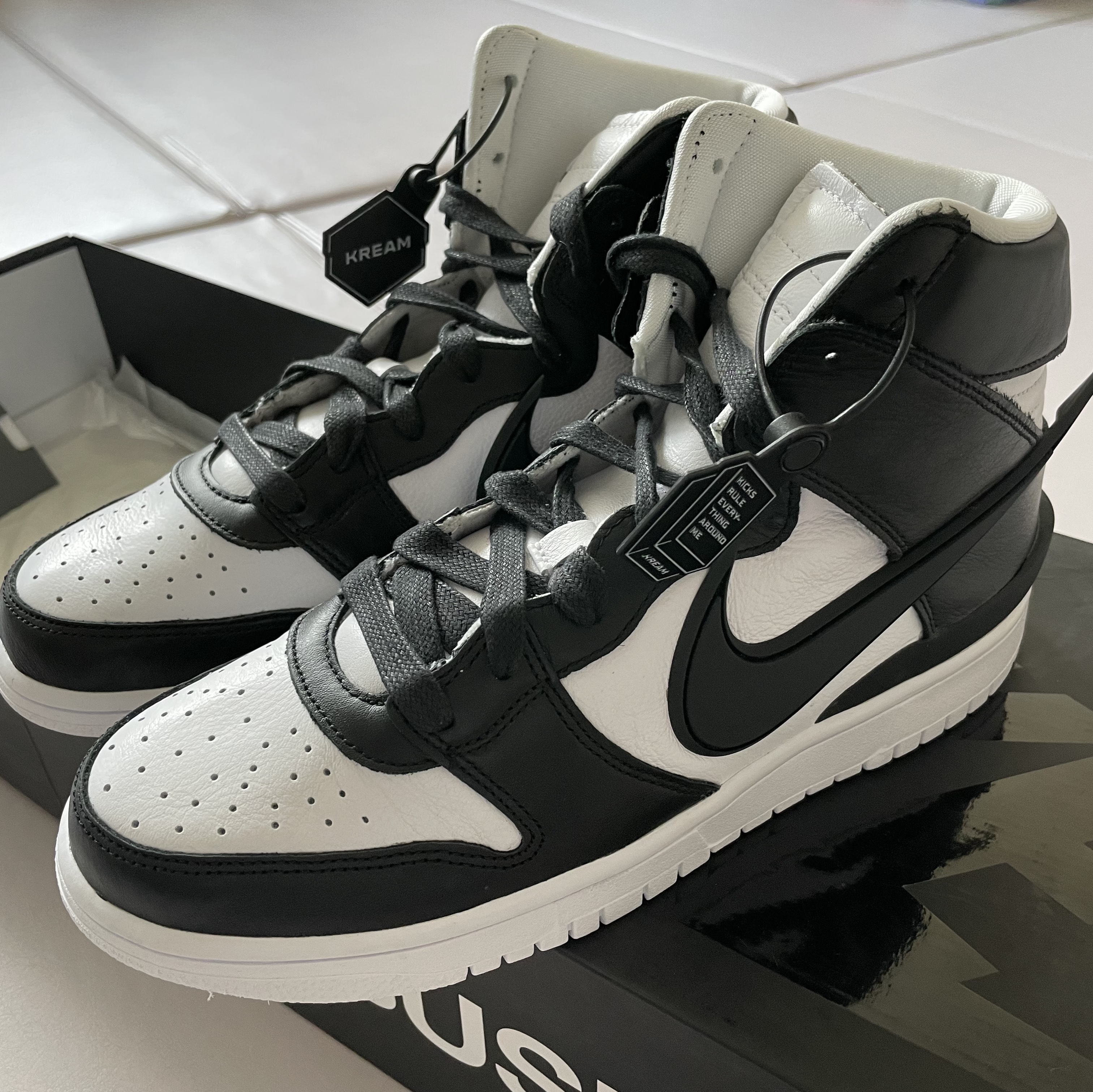 Nike x Ambush Dunk High Black 착용 스타일