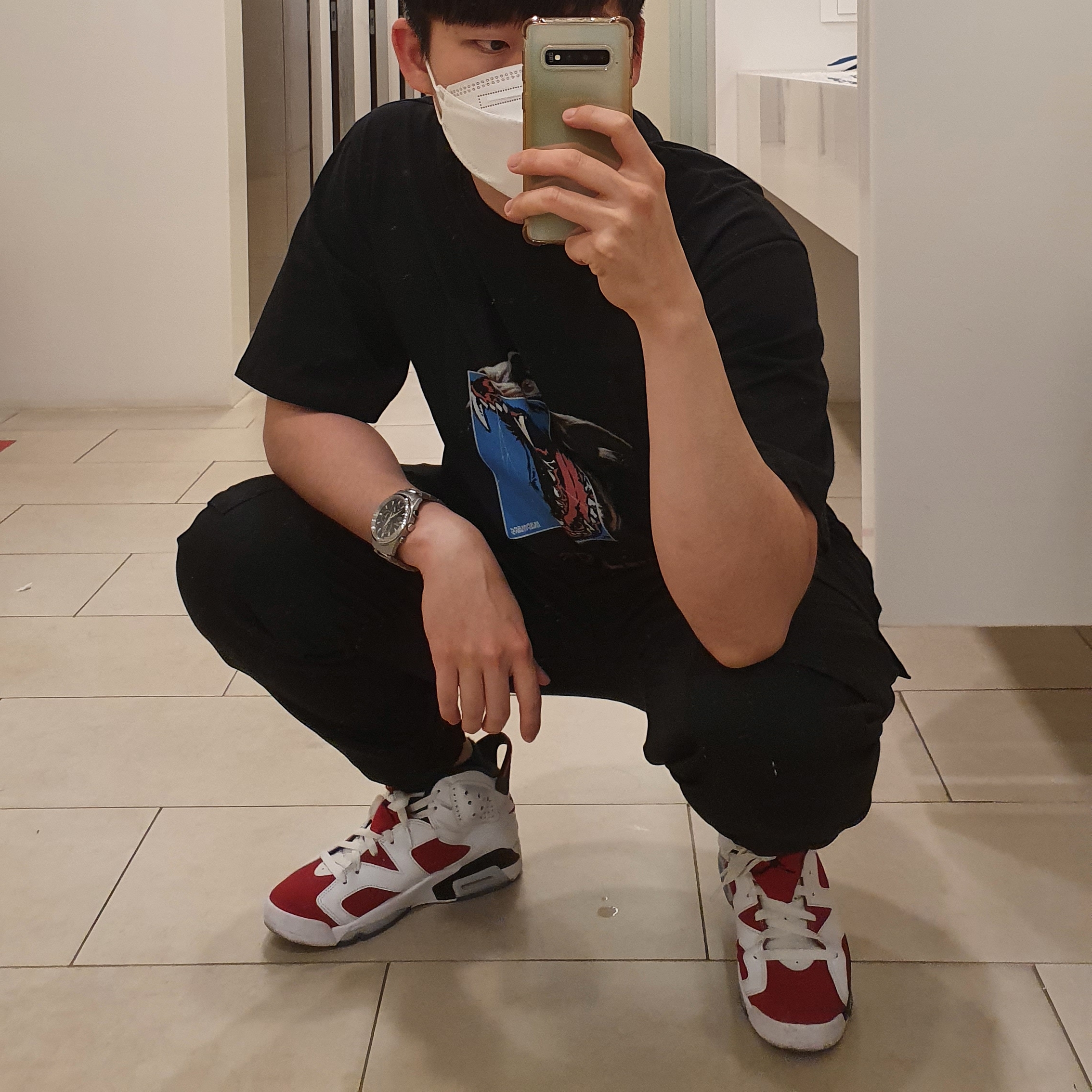 Jordan 6 Retro Carmine 2021 착용 스타일