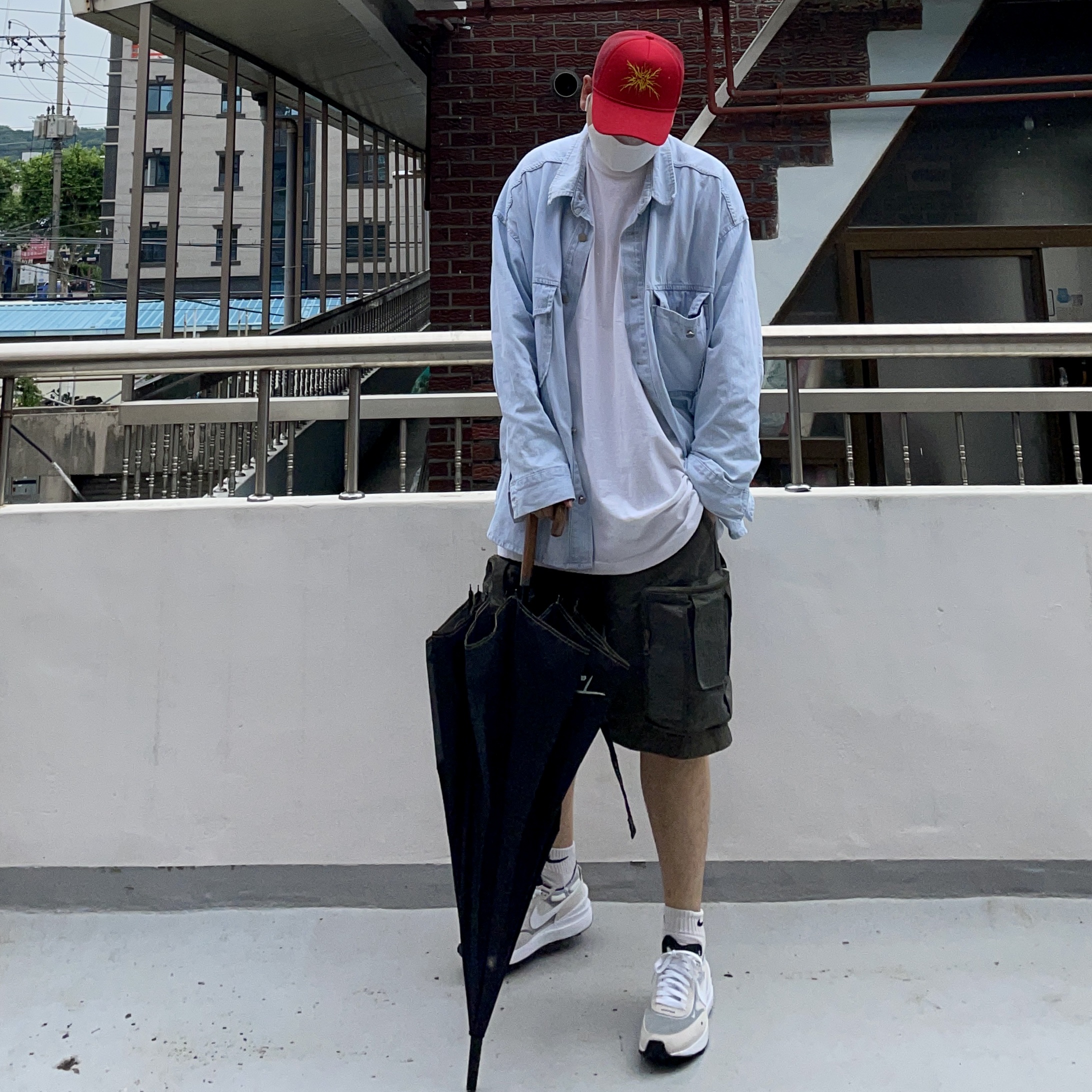 Nike Waffle One Infinite Lilac 착용 스타일