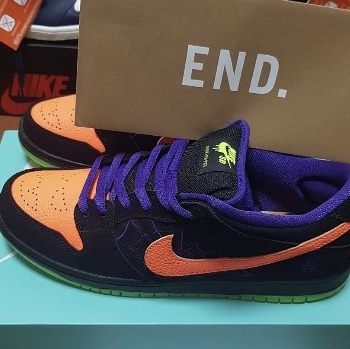 Nike SB Dunk Low Pro Night of Mischief Halloween 착용 스타일