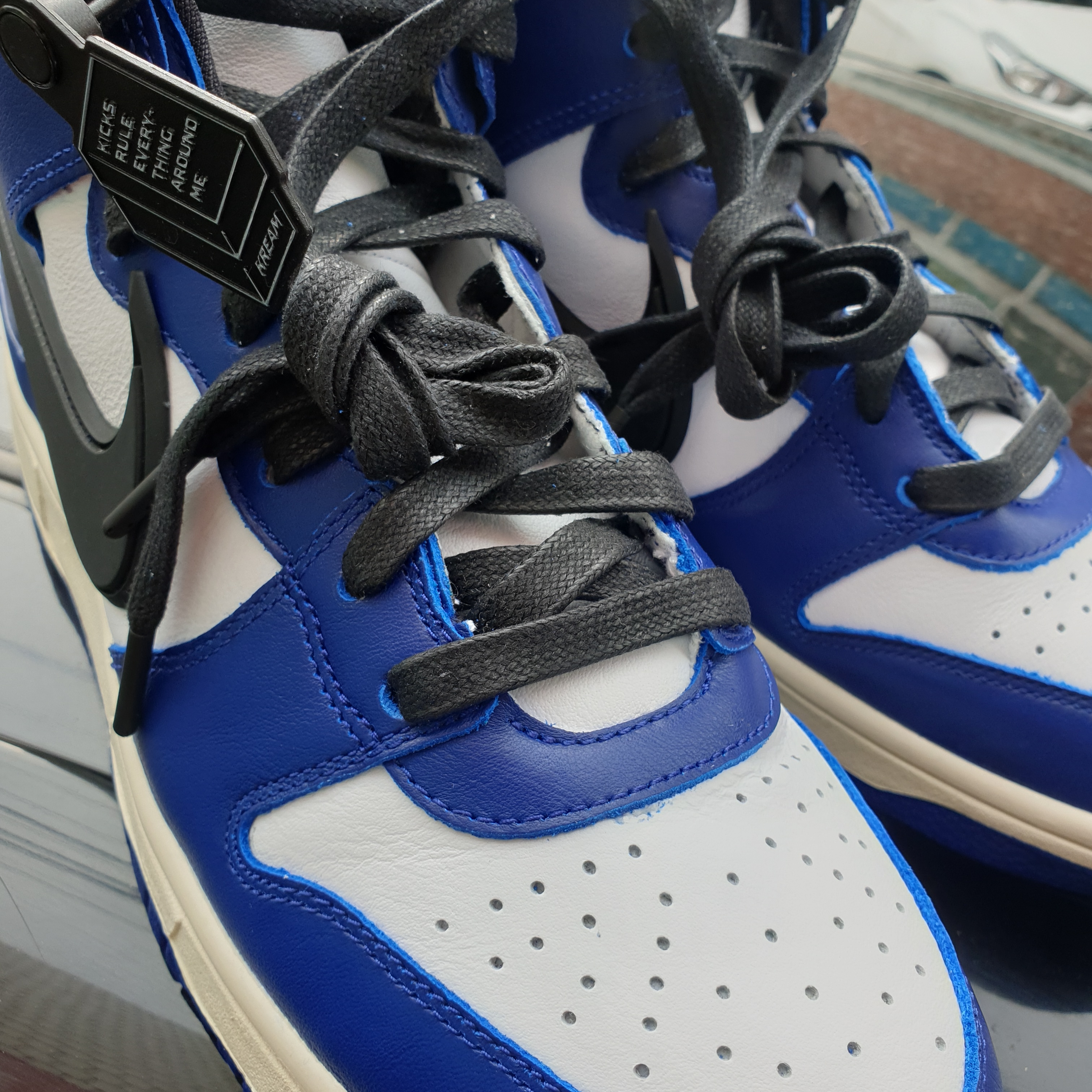Nike x Ambush Dunk High Deep Royal Blue 착용 스타일 - 3