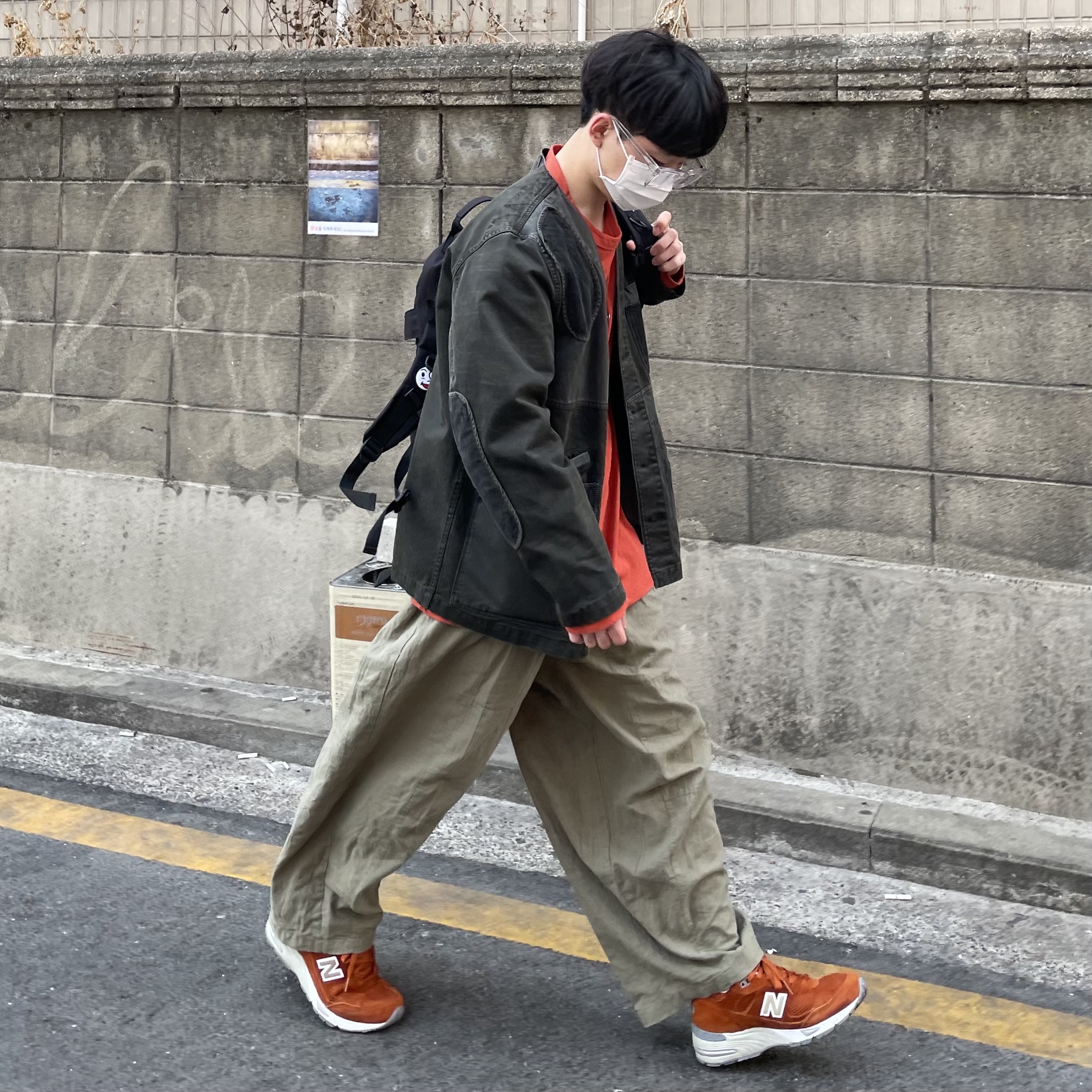 New Balance Made in UK 991 Eastern Species 착용 스타일