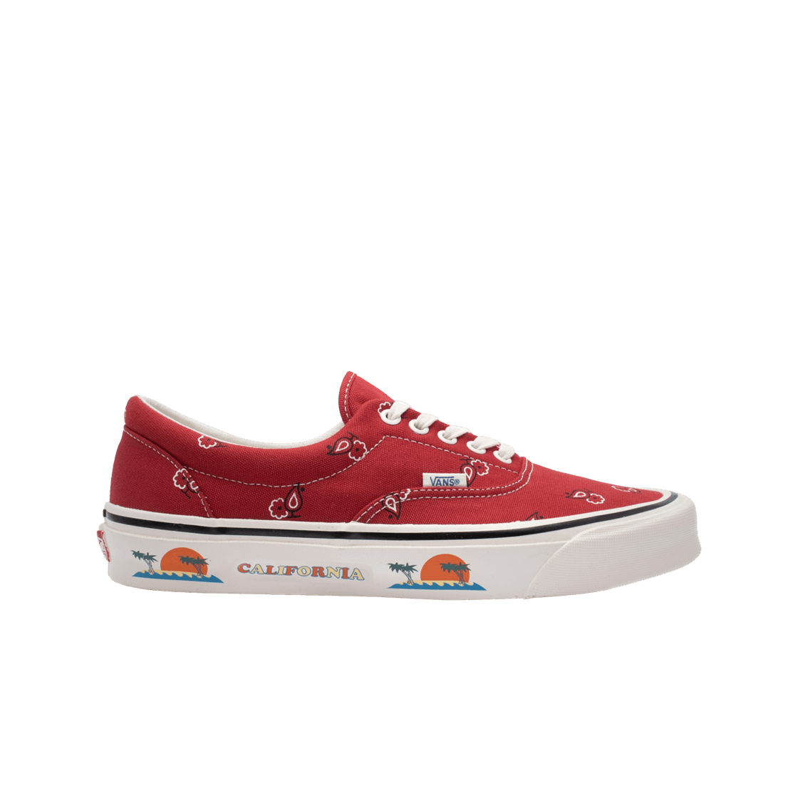 VN0A4BVAXE5 Vans Vault OG Era LX Paisley Pompeian Red