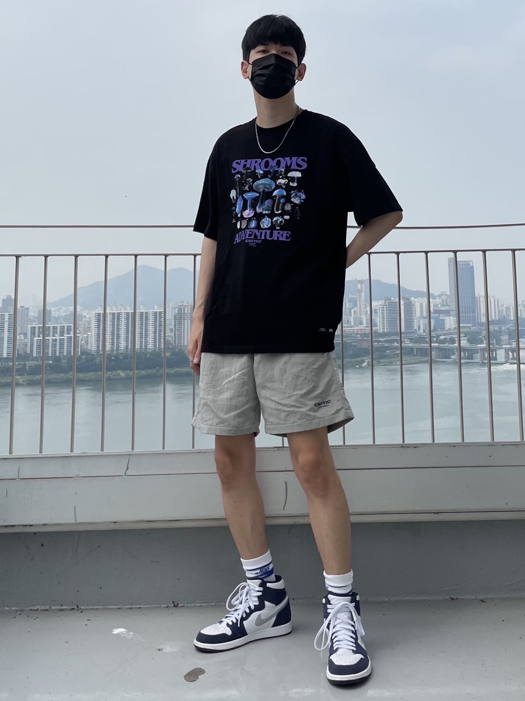 Jordan 1 Retro High OG CO.JP Midnight Navy, (GS) Jordan 1 Retro High OG CO.JP Midnight Navy 착용 스타일