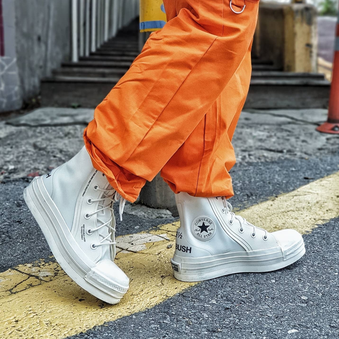 Converse x Ambush Chuck 70 Hi White 착용 스타일 - 2