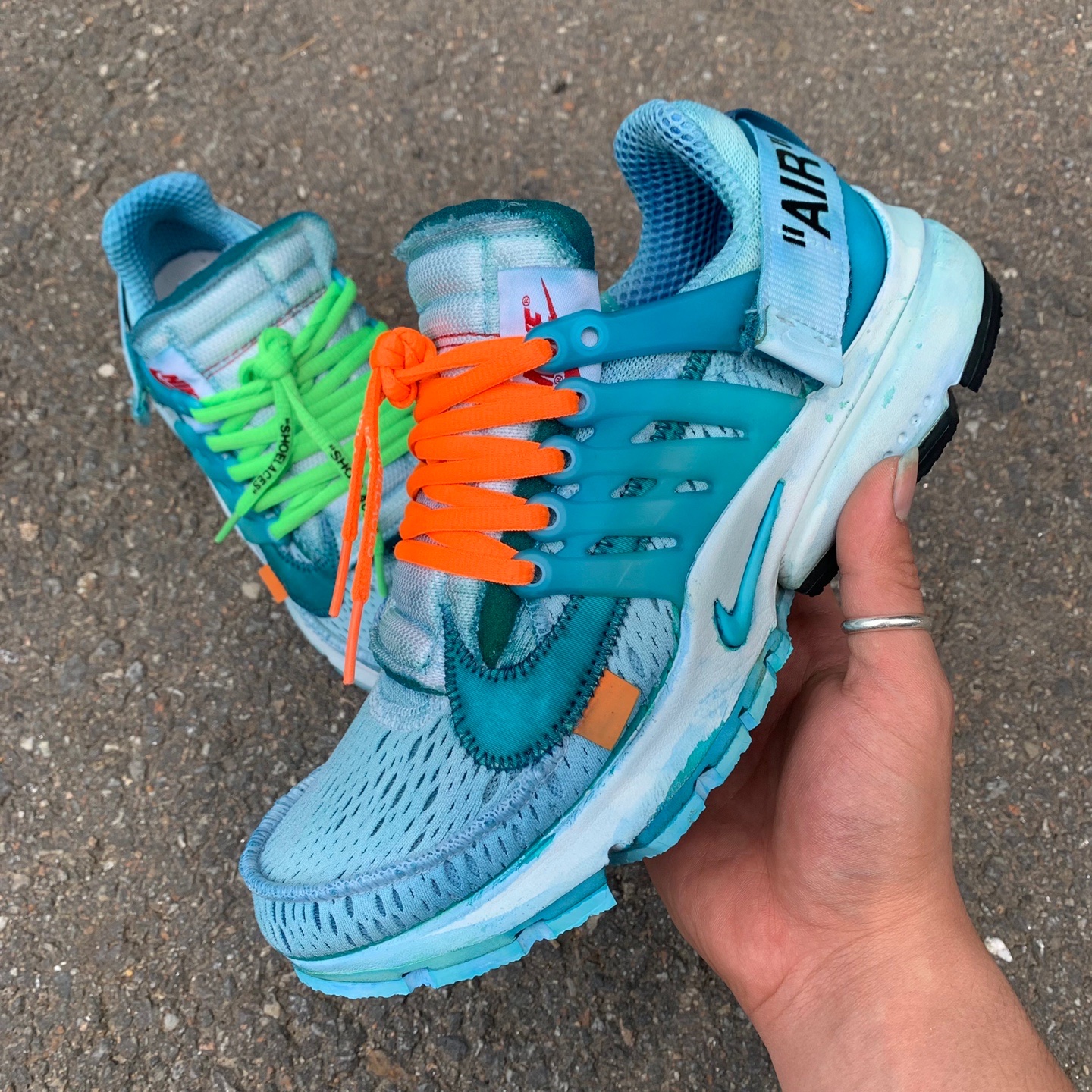Nike x Off-White Air Presto White 착용 스타일 - 1
