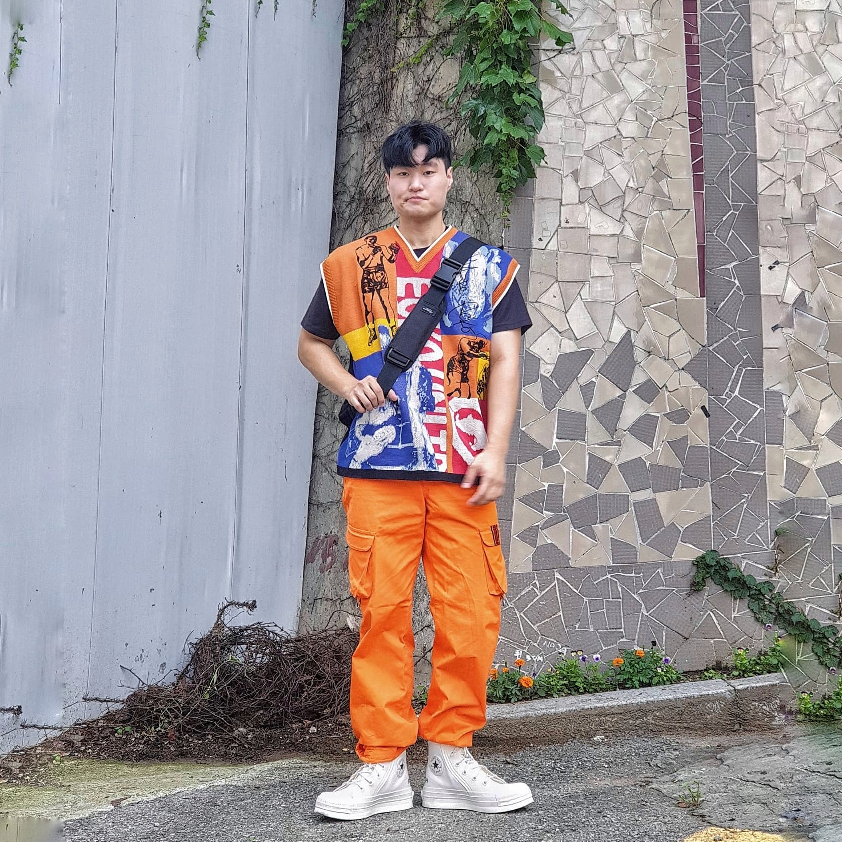 Converse x Ambush Chuck 70 Hi White 착용 스타일 - 1