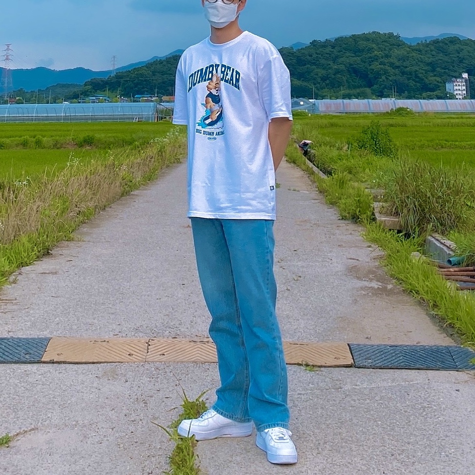 Nike Air Force 1 '07 Low White 착용 스타일