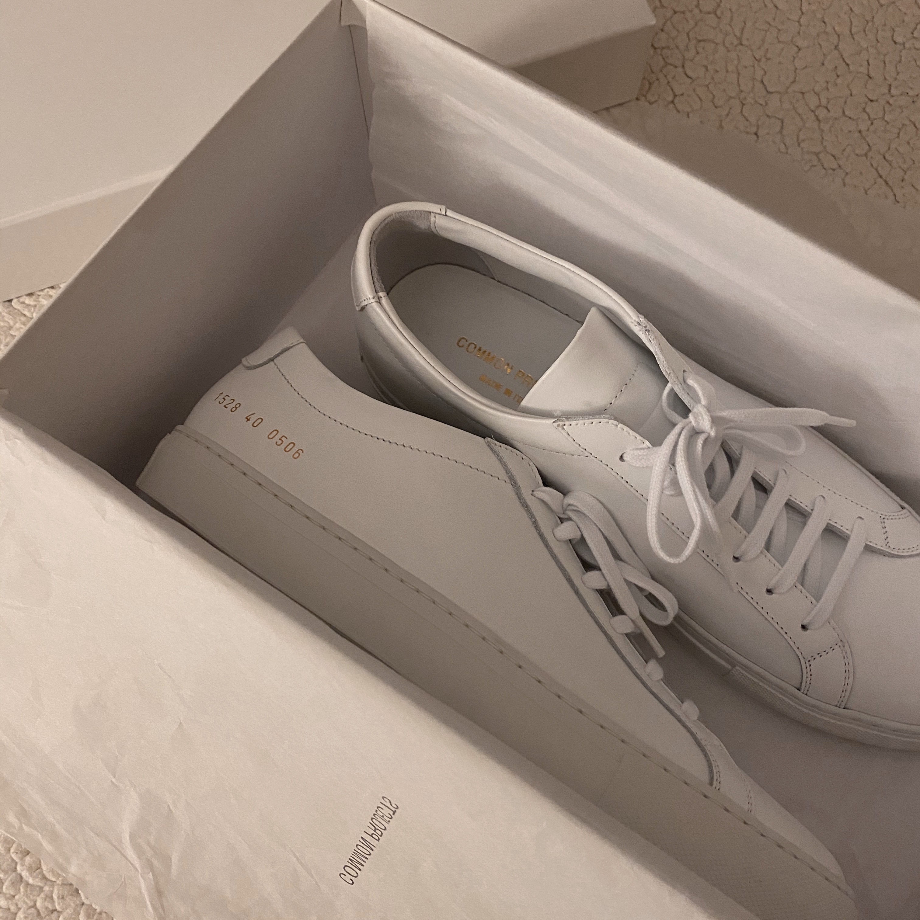 Common Projects Original Achilles Low White 착용 스타일