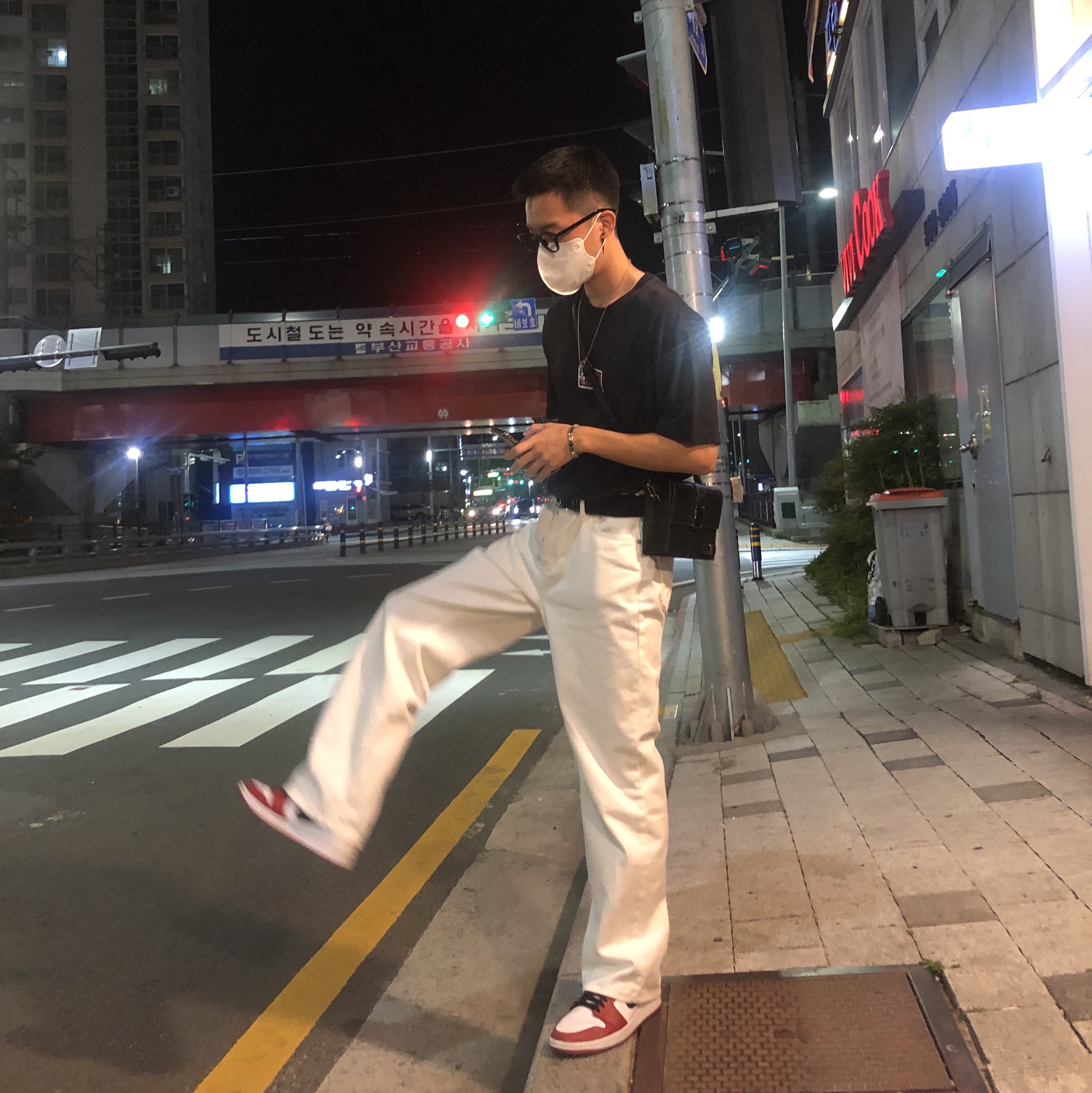 Jordan 1 Mid Chicago 2020 착용 스타일