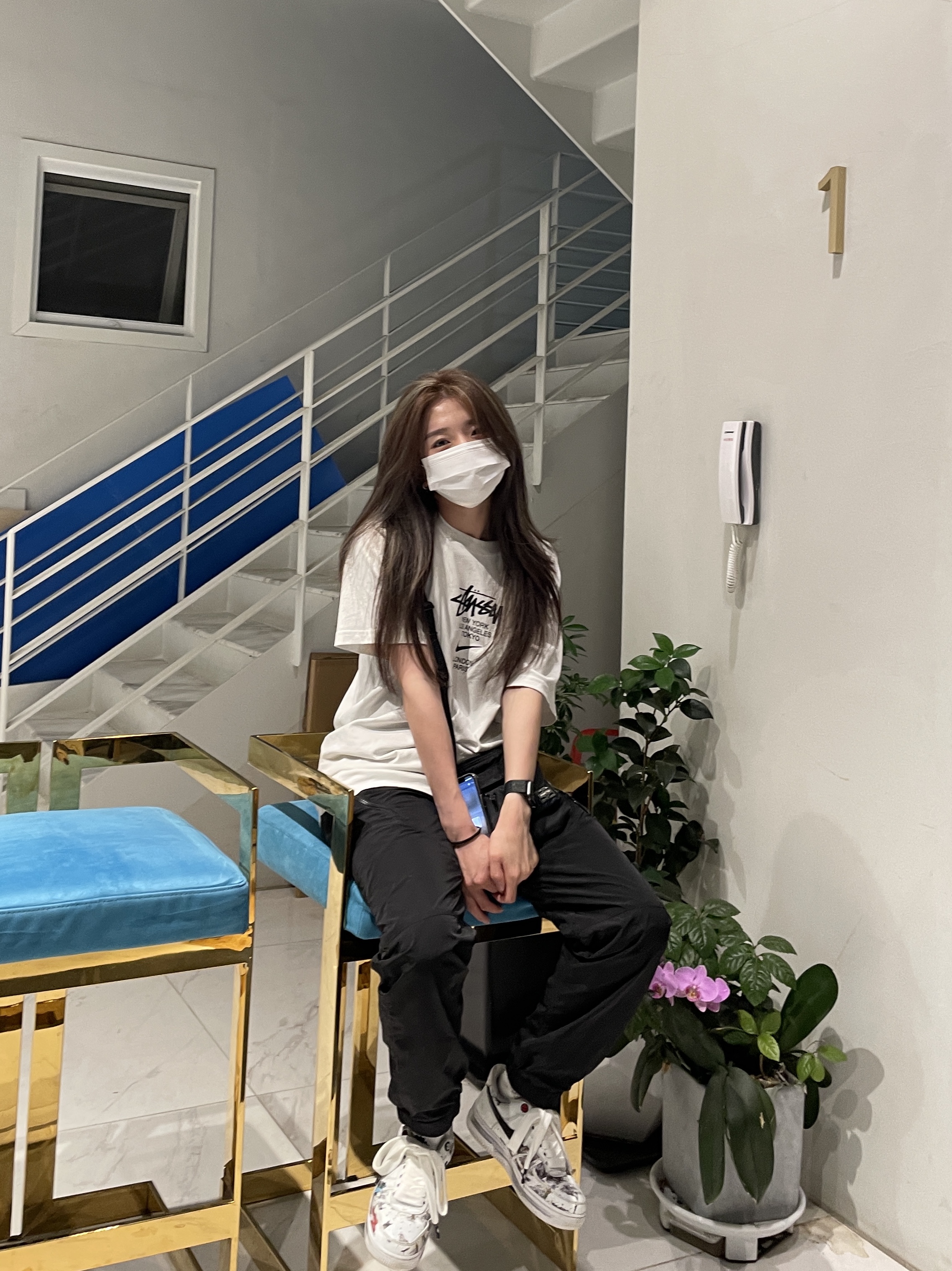 Nike x Stussy WT T-Shirt White - Asia, Nike x Peaceminusone Air Force 1 Low Para-Noise 2.0 착용 스타일