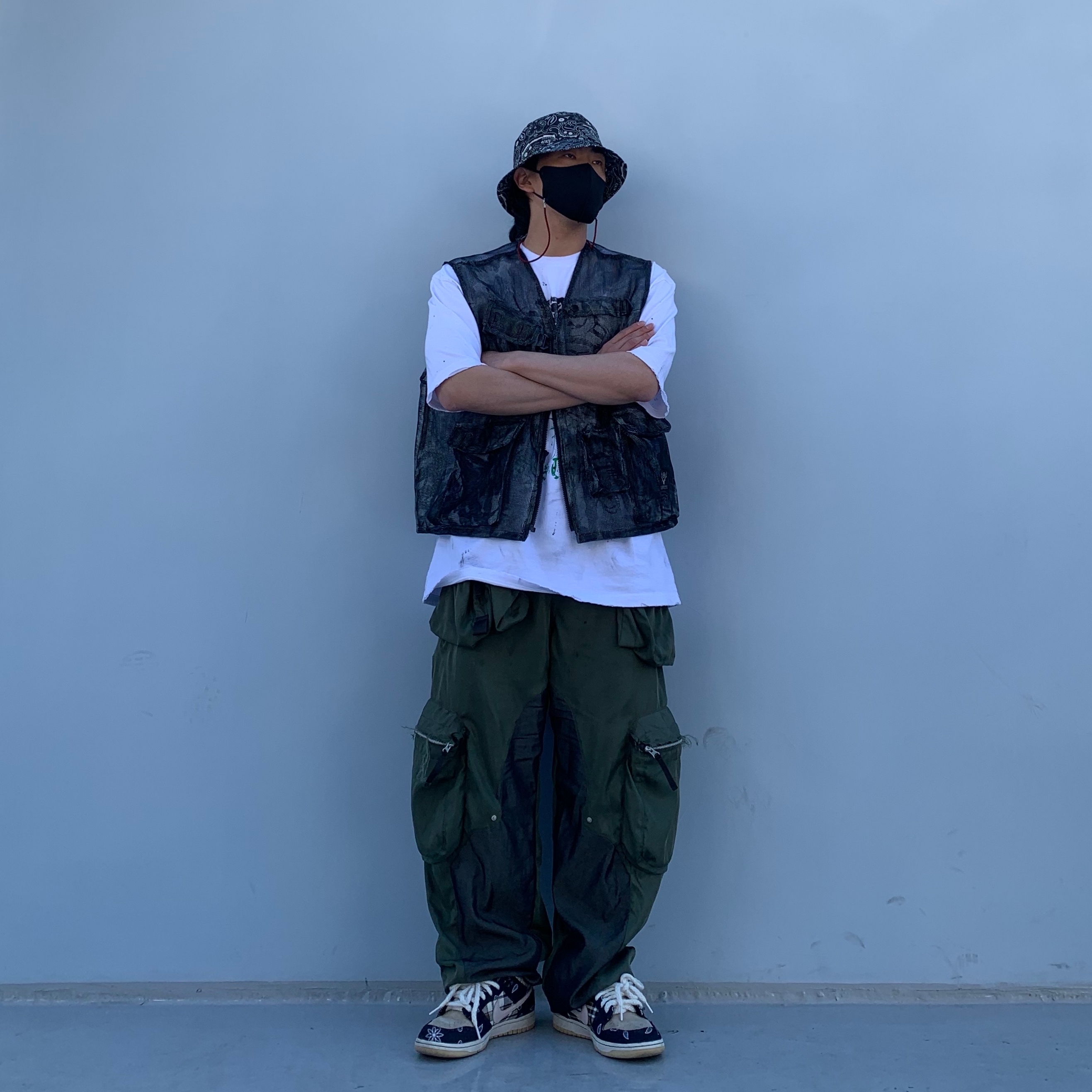 Nike x Travis Scott SB Dunk Low 착용 스타일