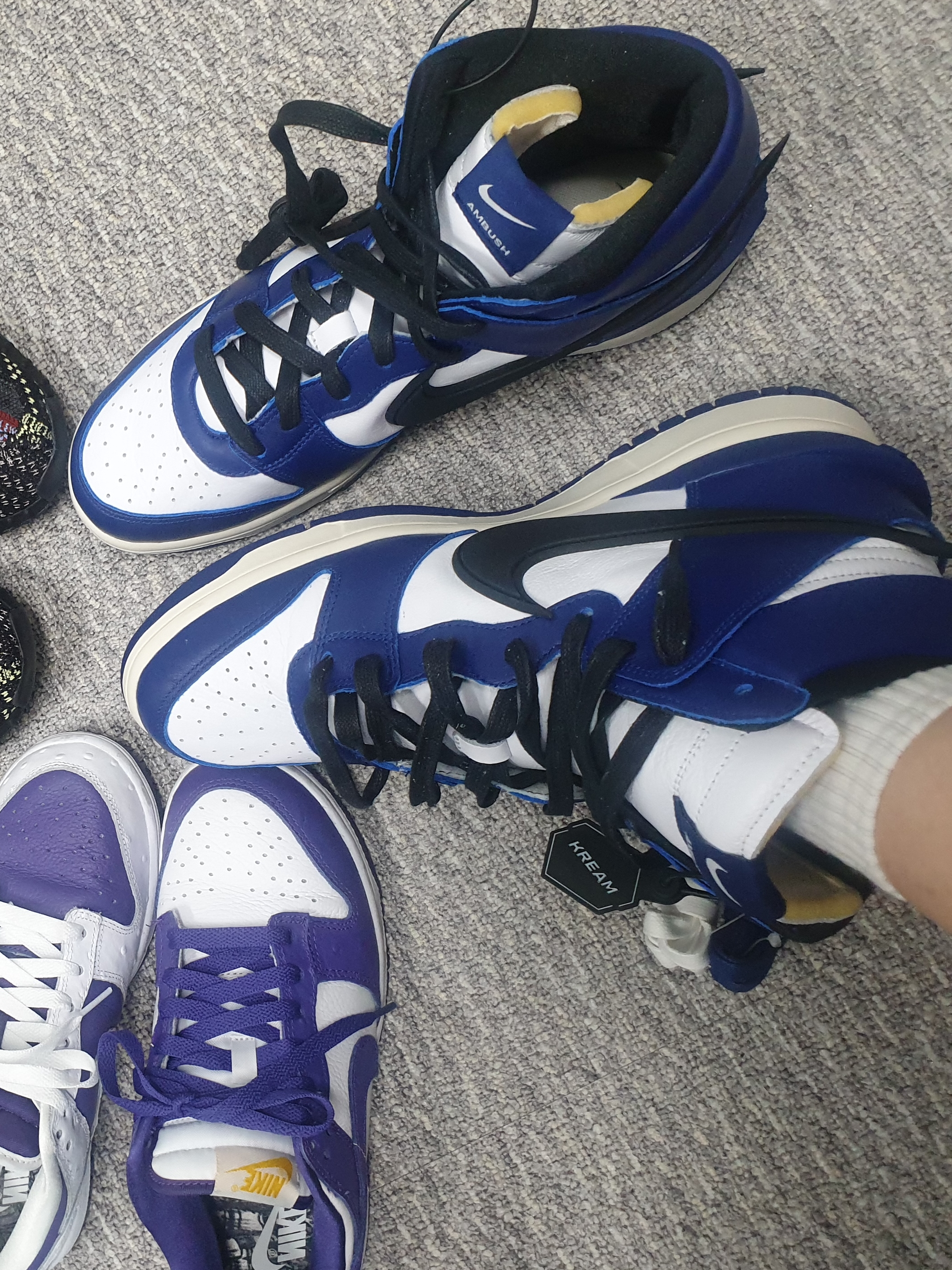 Nike x Ambush Dunk High Deep Royal Blue, (W) Nike Dunk Low SE Flip 착용 스타일 - 2