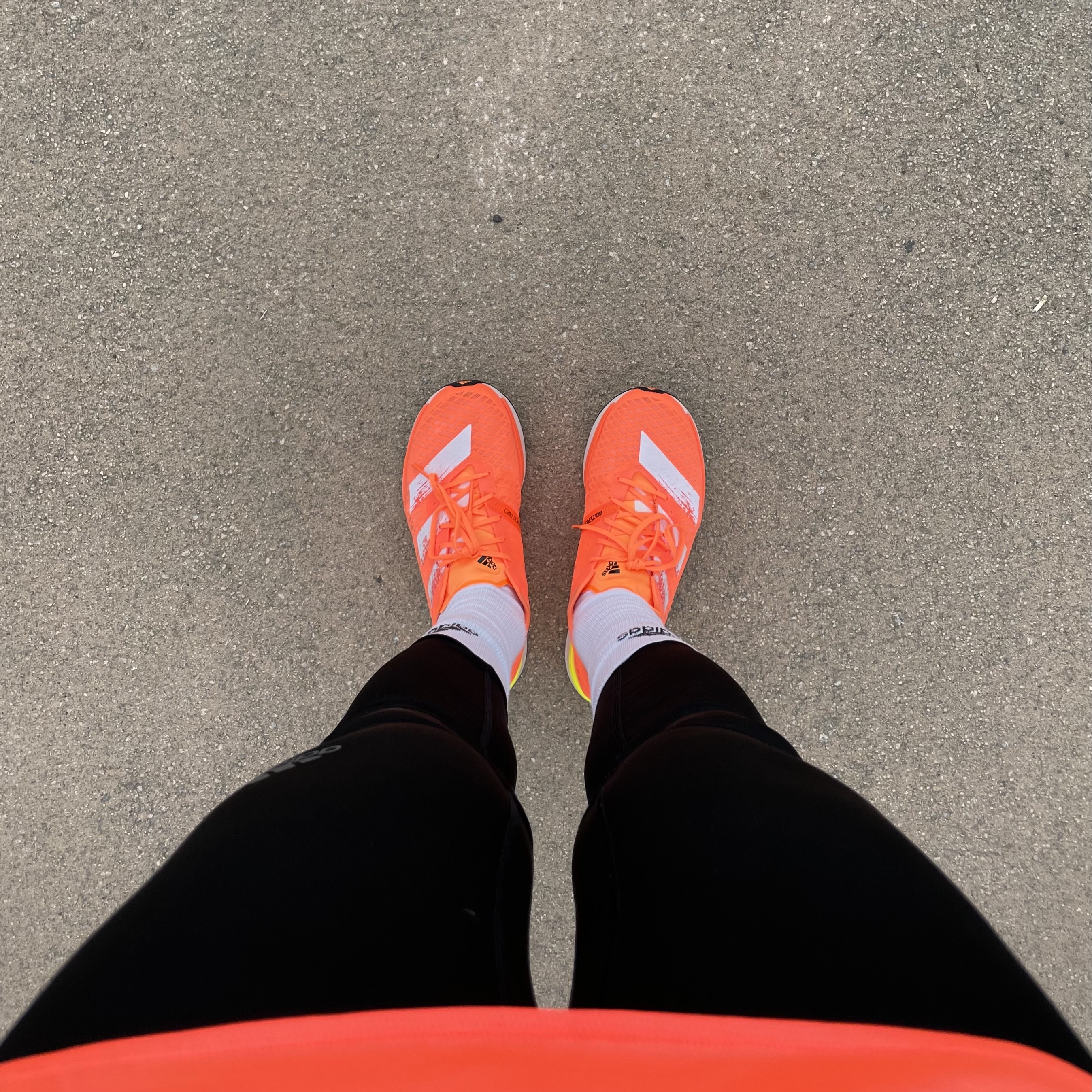 Adidas Adizero Adios Pro Dream Mile 착용 스타일