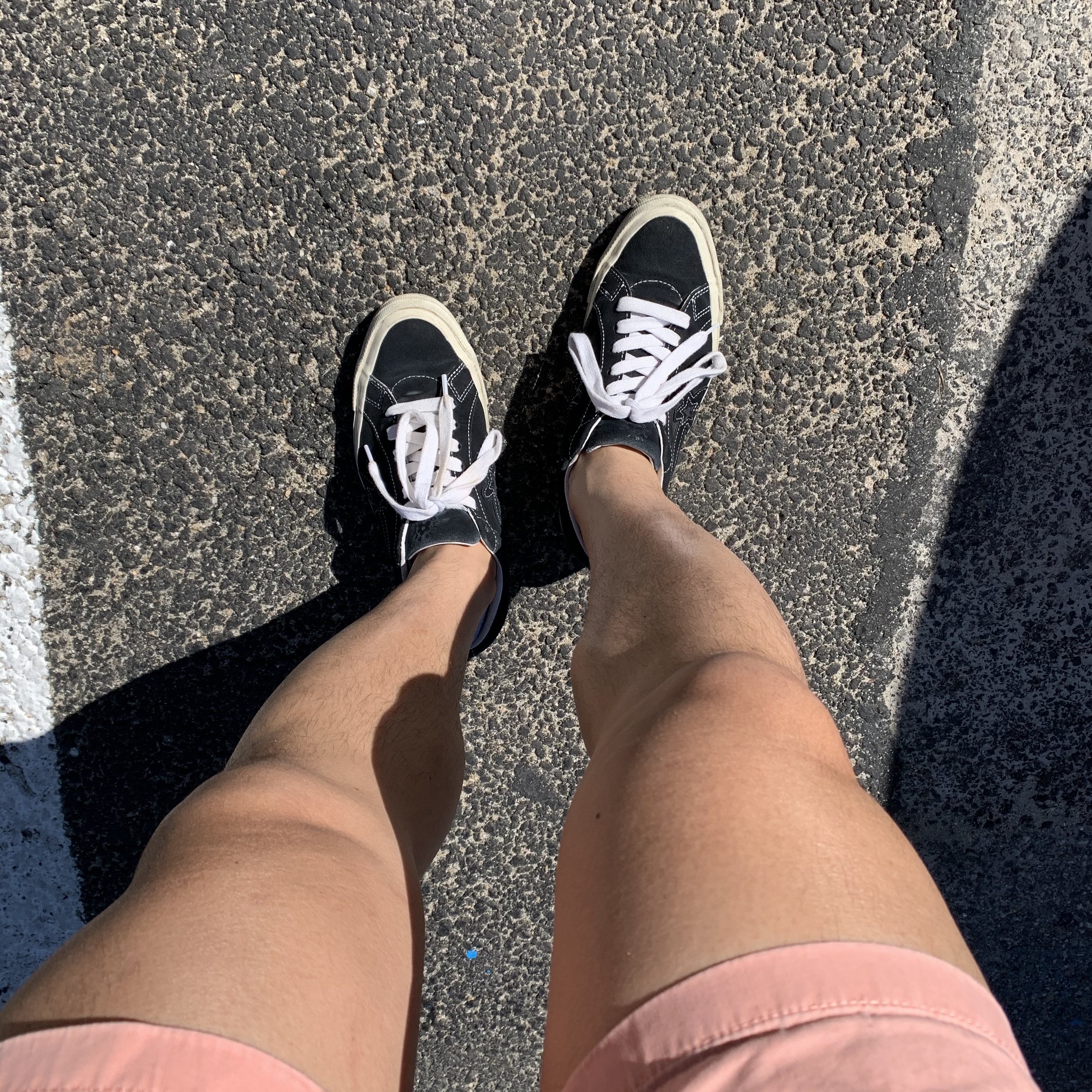Converse x Golf le Fleur One Star Ox Mono Black 착용 스타일