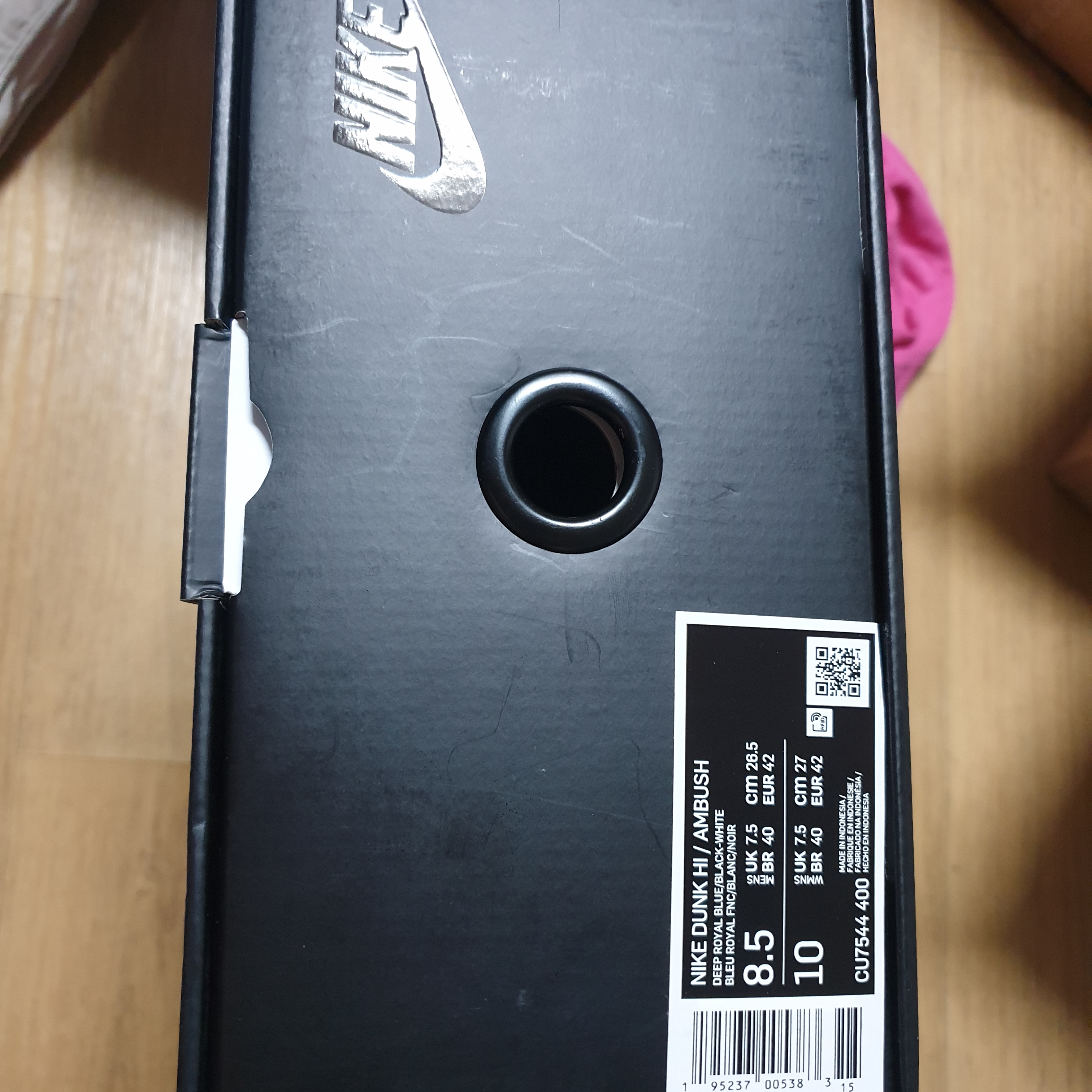 Nike x Ambush Dunk High Deep Royal Blue 착용 스타일 - 4