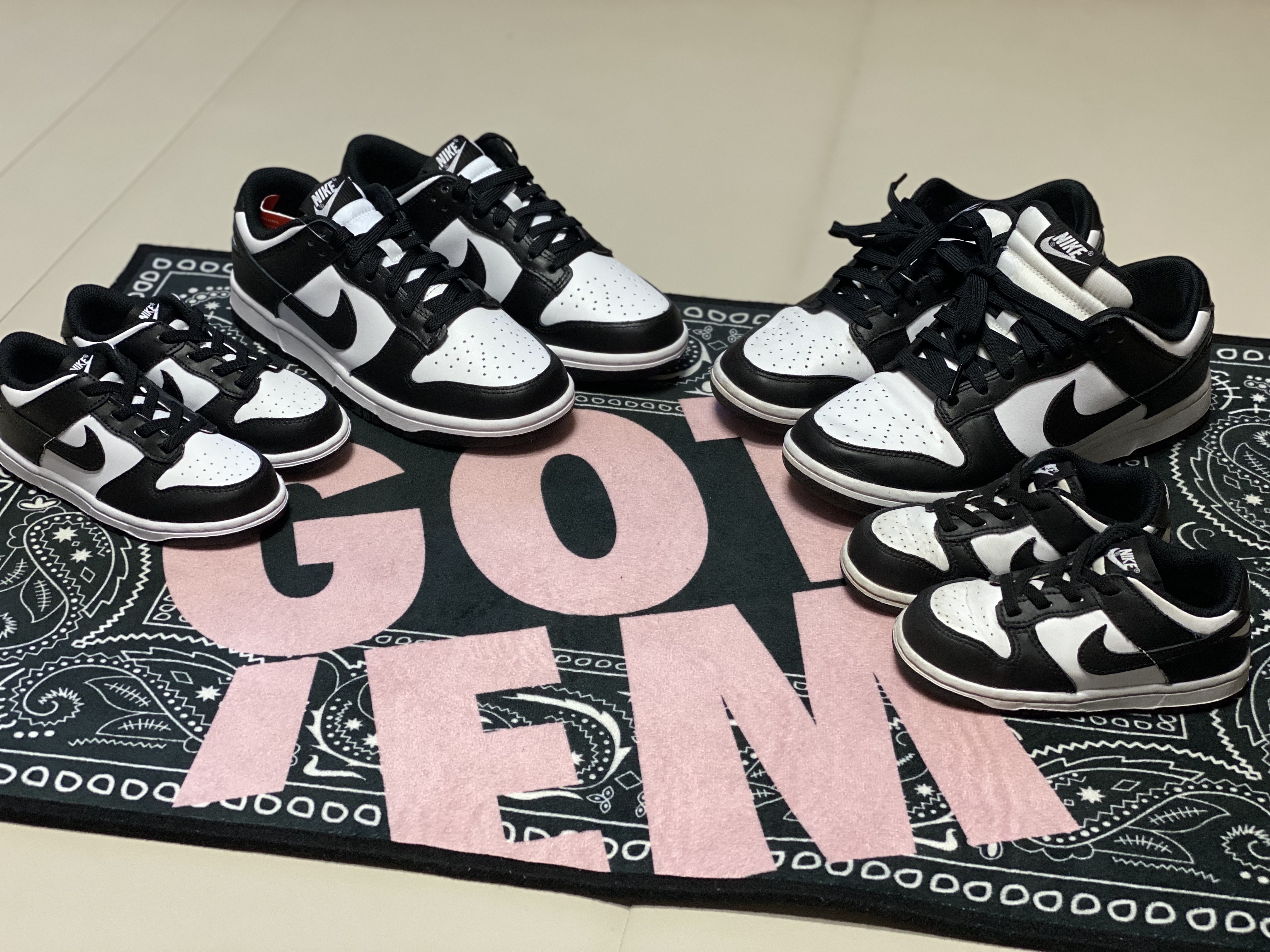Nike Dunk Low Retro Black, (W) Nike Dunk Low Black 착용 스타일