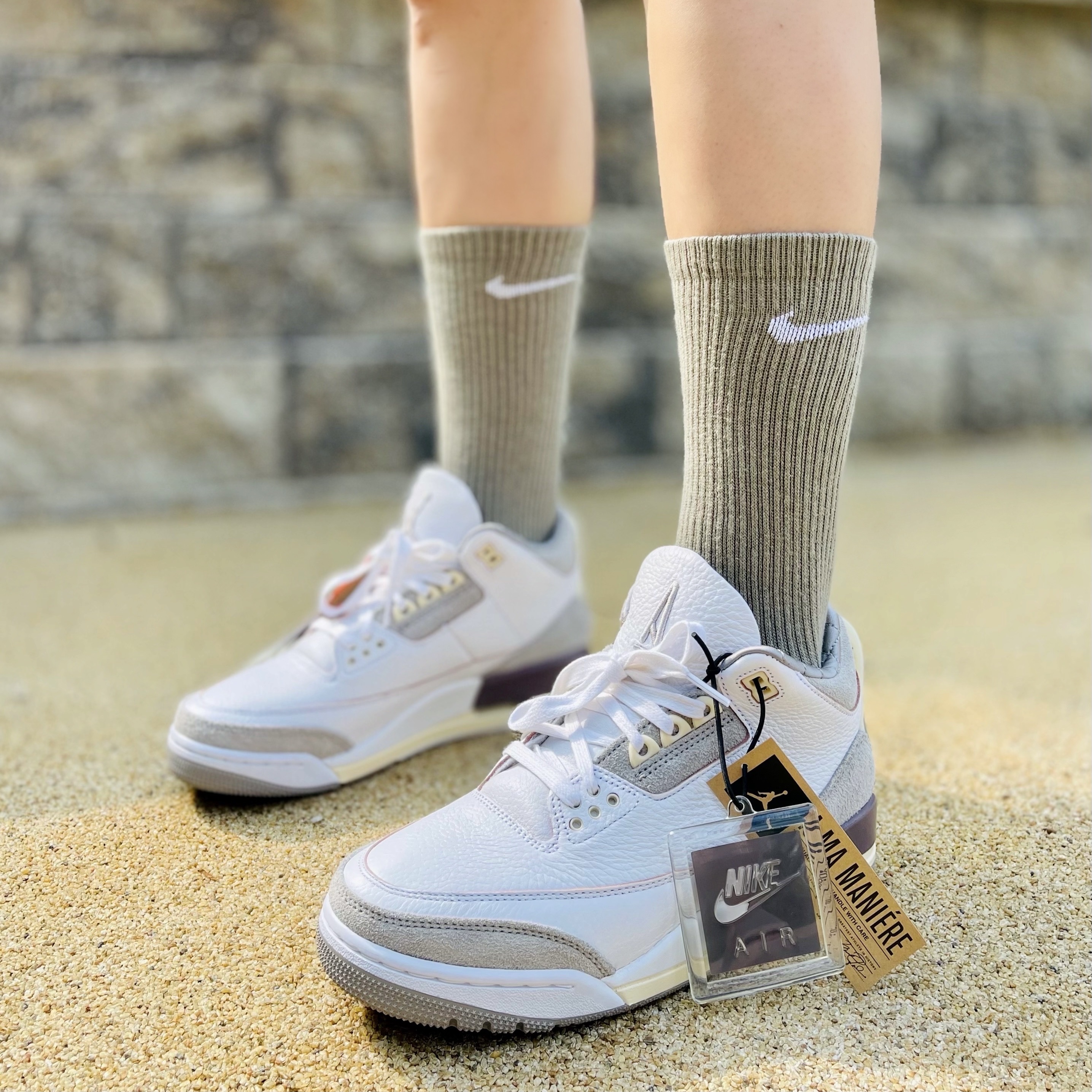 (W) Jordan 3 x A Ma Maniere Retro SP 착용 스타일