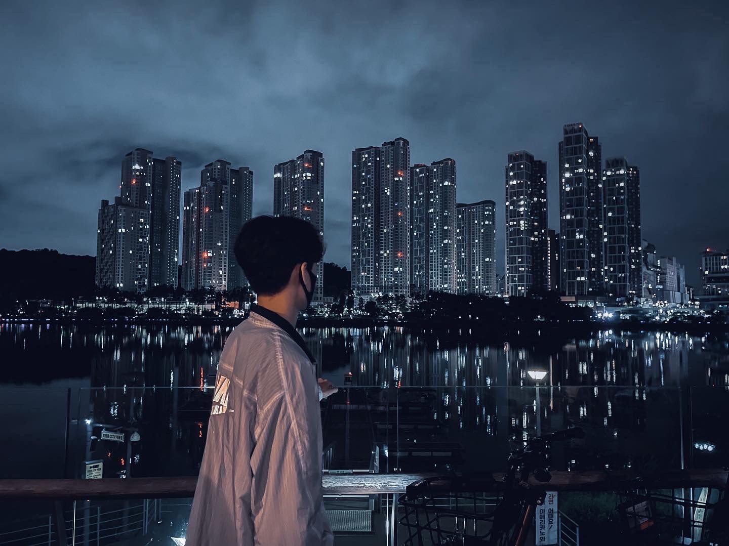 Nike x Kim Jones Reversible Wind Breaker Navy - Asia 착용 스타일