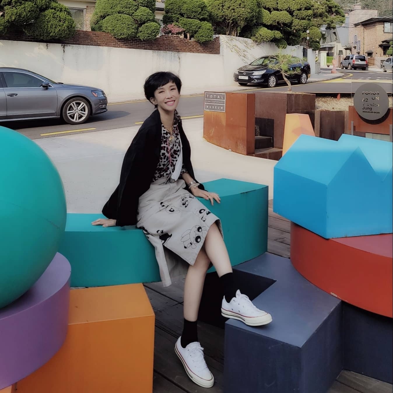 Converse x 10 Corso Como Seoul 10th Anniversary Chuck 70 Ox Parchment 착용 스타일