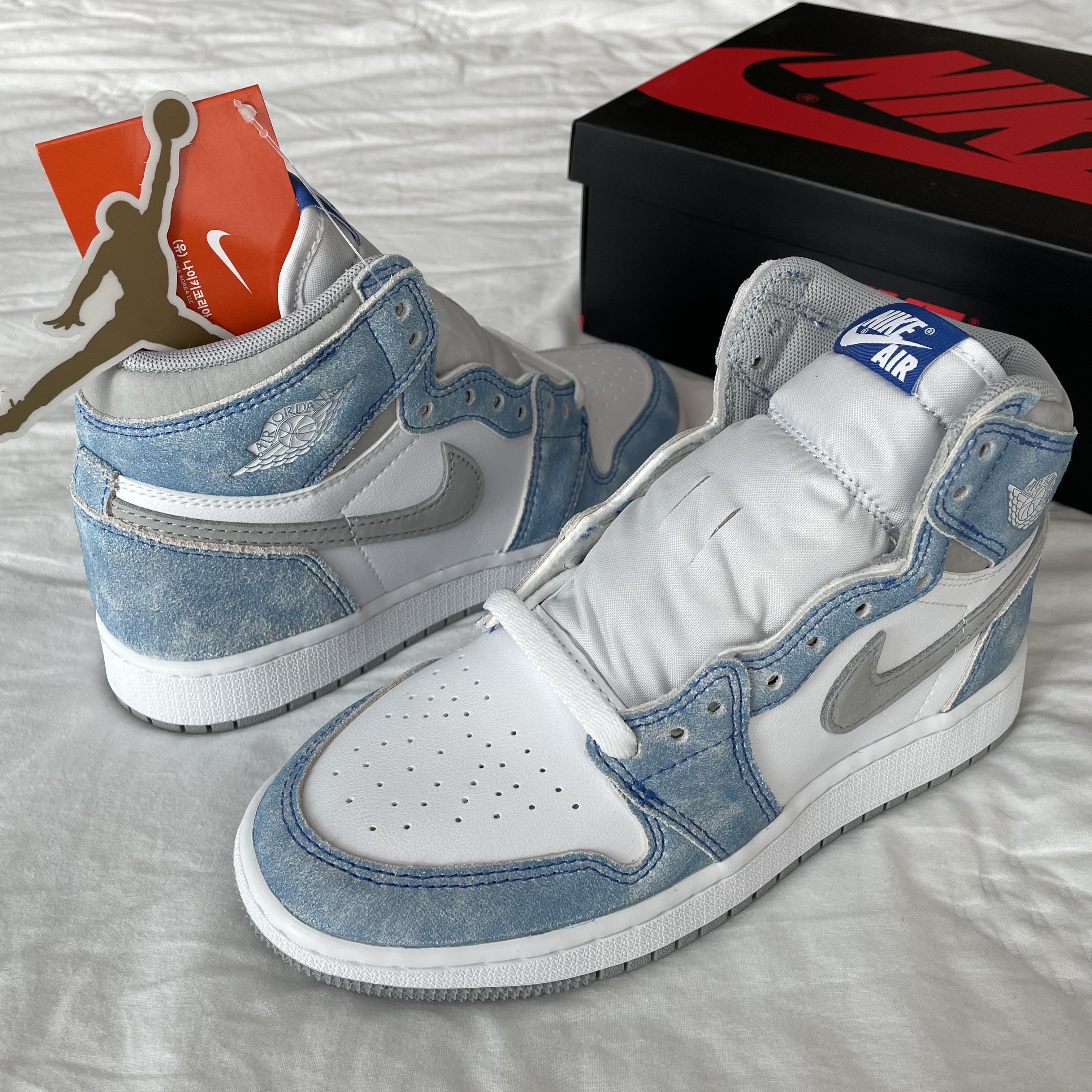 (GS) Jordan 1 Retro High OG Hyper Royal 착용 스타일