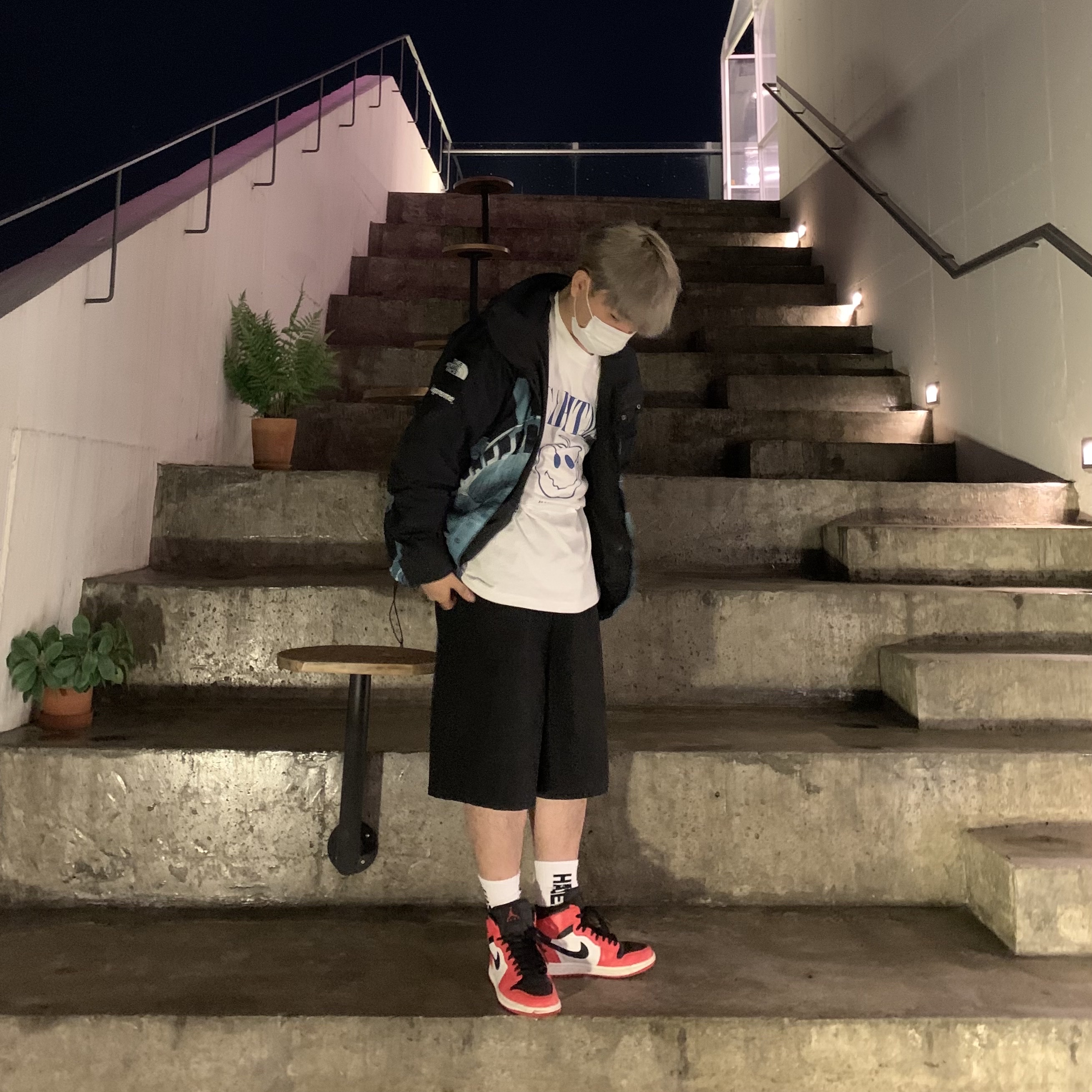 Supreme x The North Face Statue of Liberty Mountain Jacket Black - 19FW 착용 스타일