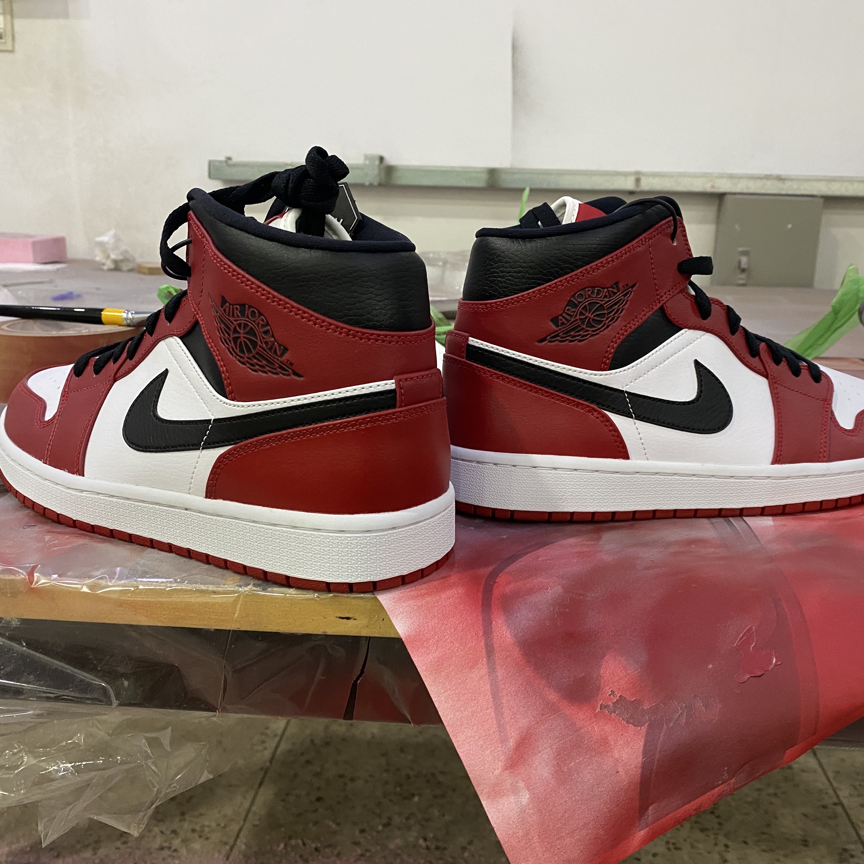 Jordan 1 Mid Chicago 2020, Jordan 1 Retro High OG Chicago 2015 착용 스타일 - 2