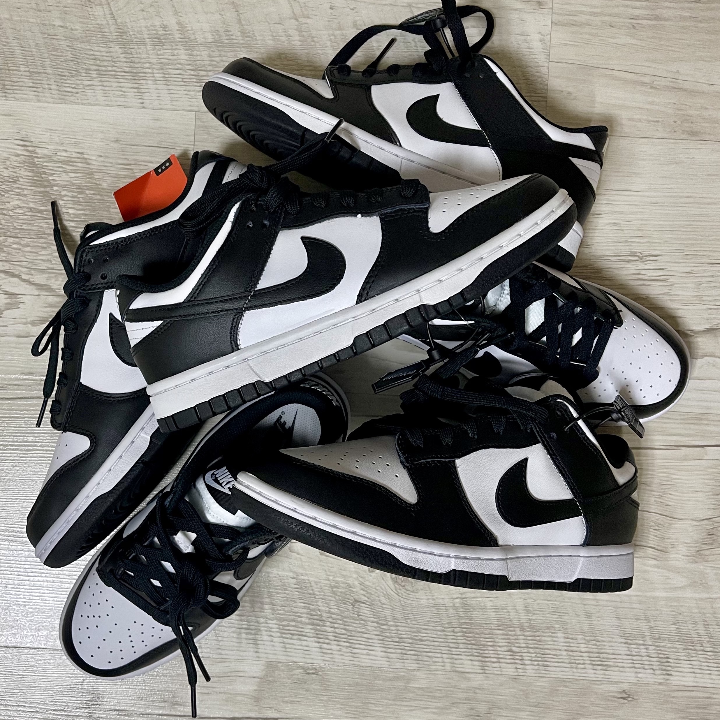 Nike Dunk Low Retro Black, (W) Nike Dunk Low Black 착용 스타일 - 2