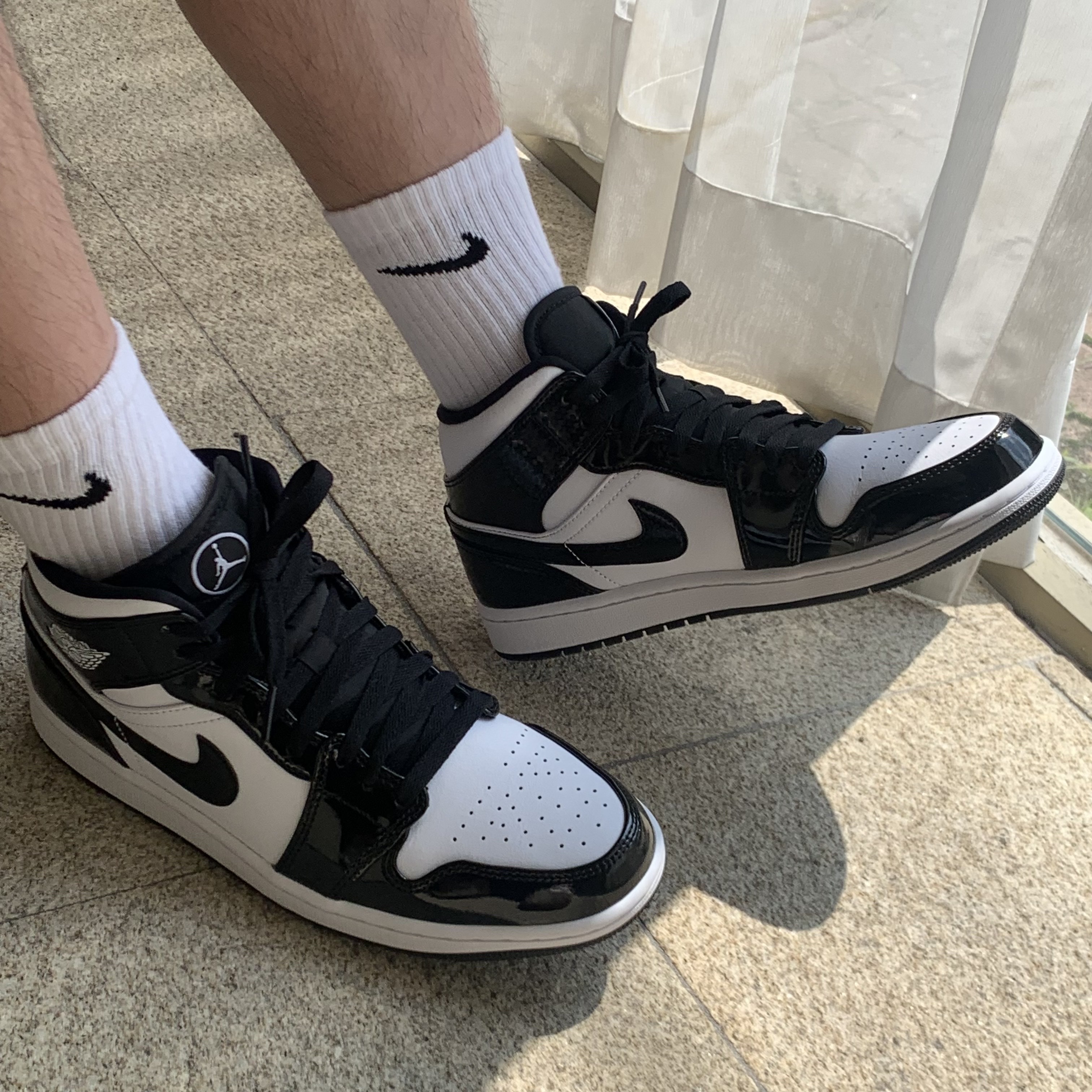 Jordan 1 Mid SE ASW Black 착용 스타일