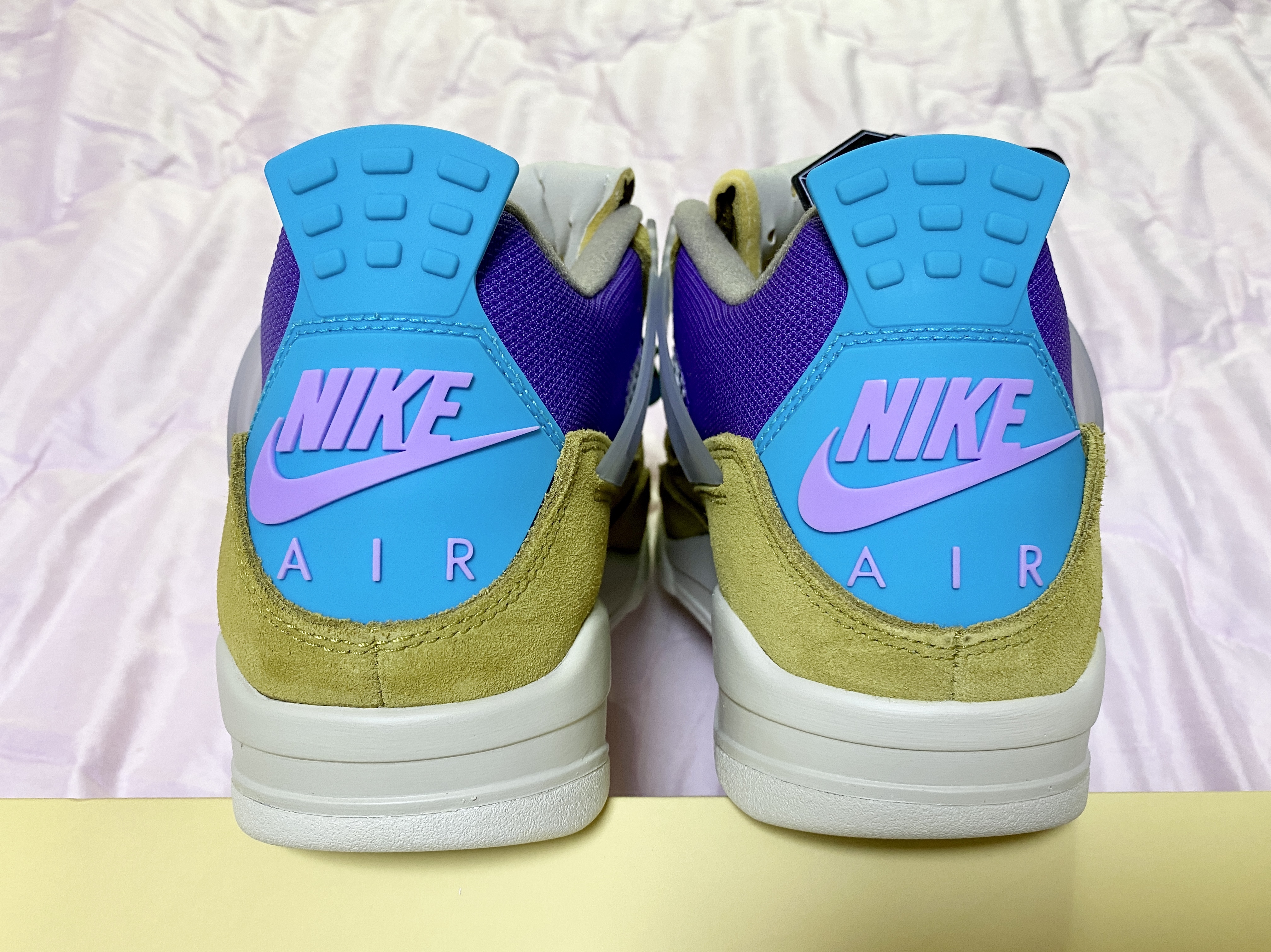 Jordan 4 x Union Retro SP Desert Moss 착용 스타일 - 5