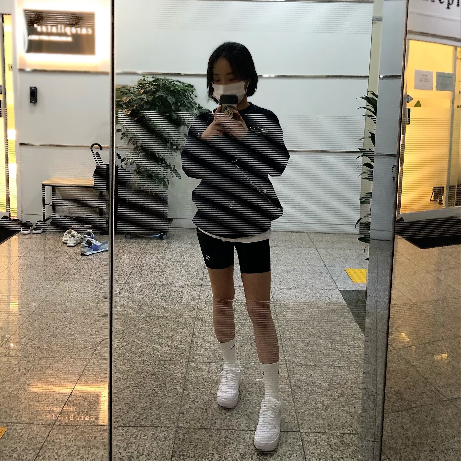 Nike Air Force 1 '07 Low White 착용 스타일