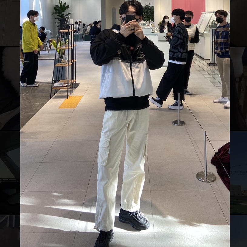 Nike Air Max 97 Triple Black 착용 스타일