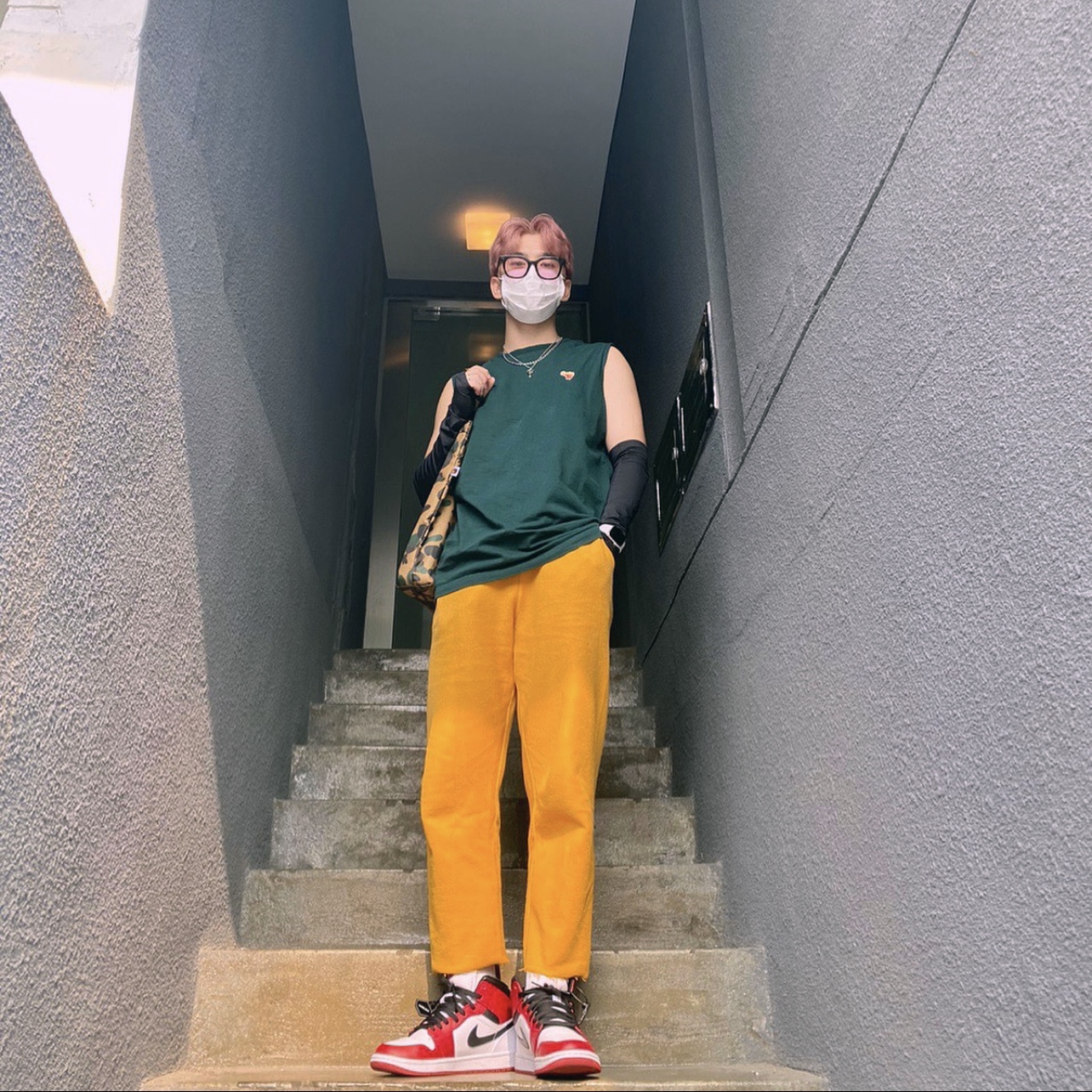 Jordan 1 Mid Chicago 2020 착용 스타일