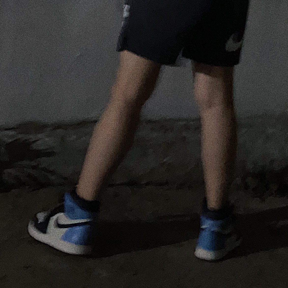Jordan 1 Retro High Obsidian UNC, Nike x Stussy Water Shorts Off Noir 착용 스타일 - 4