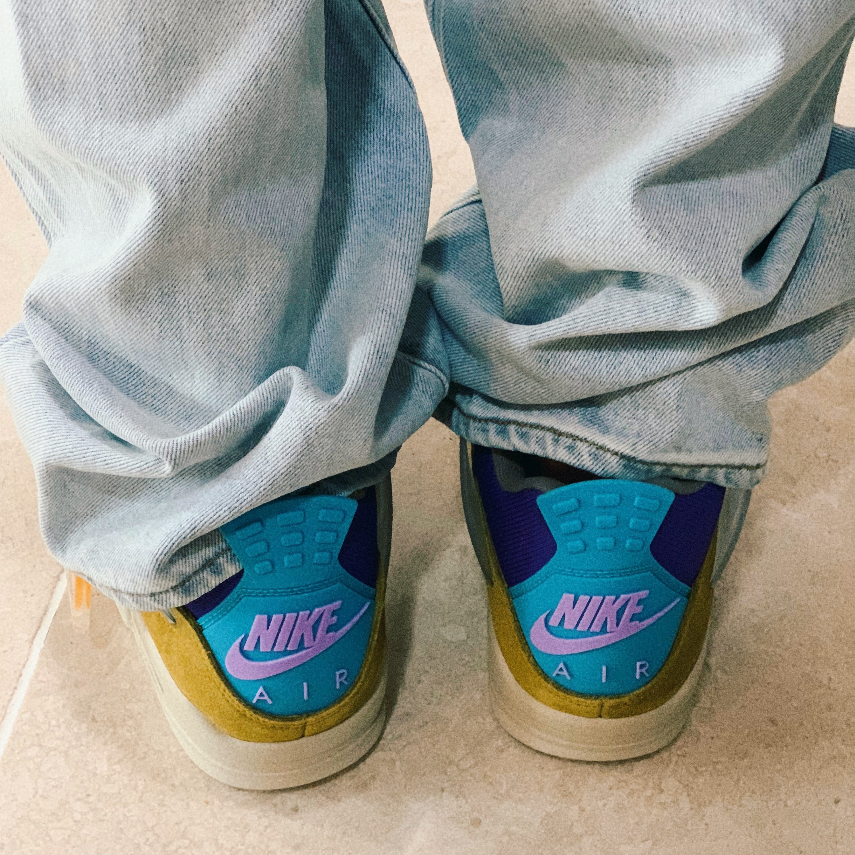 Jordan 4 x Union Retro SP Desert Moss 착용 스타일 - 2