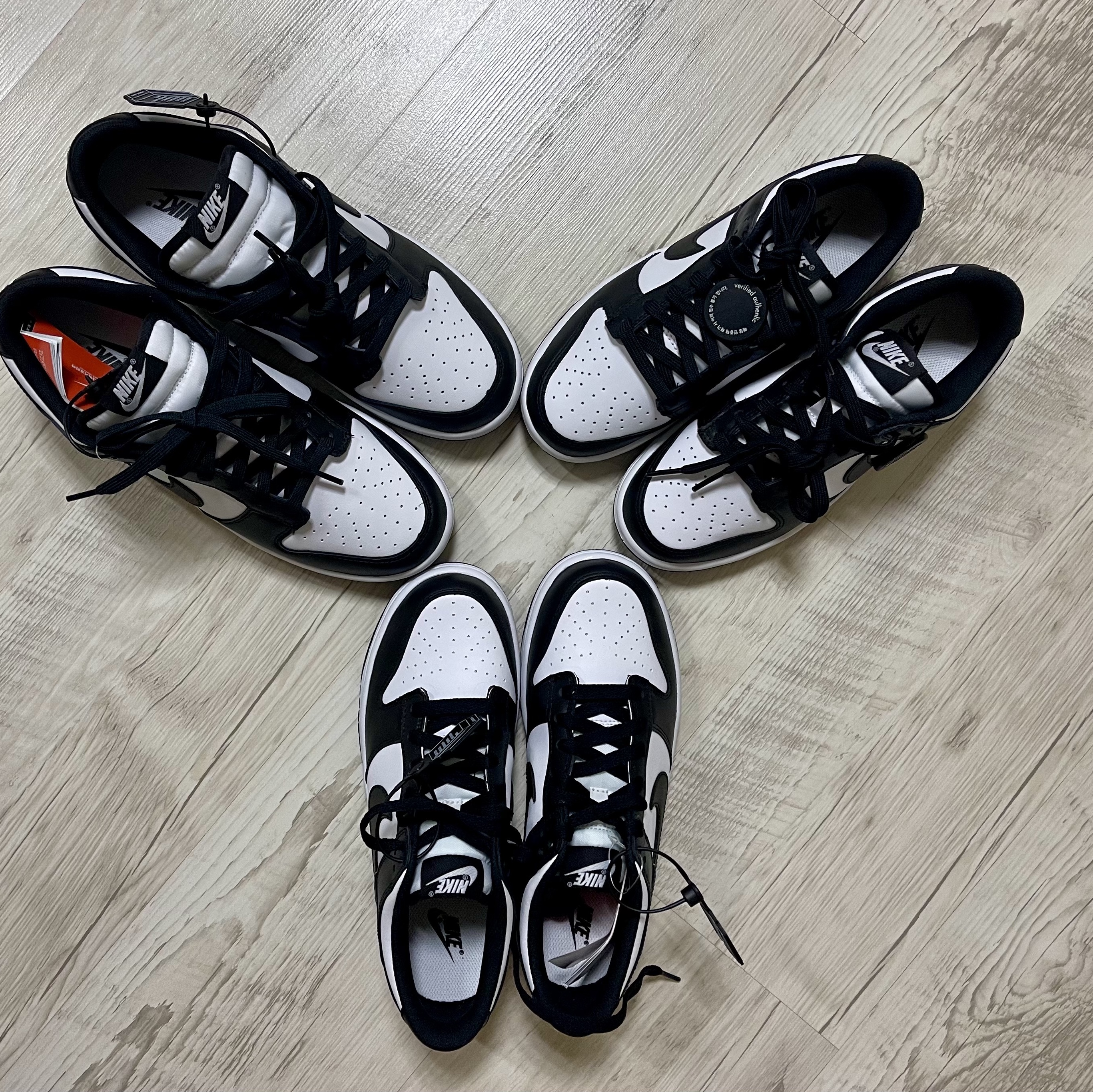 Nike Dunk Low Retro Black, (W) Nike Dunk Low Black 착용 스타일 - 3