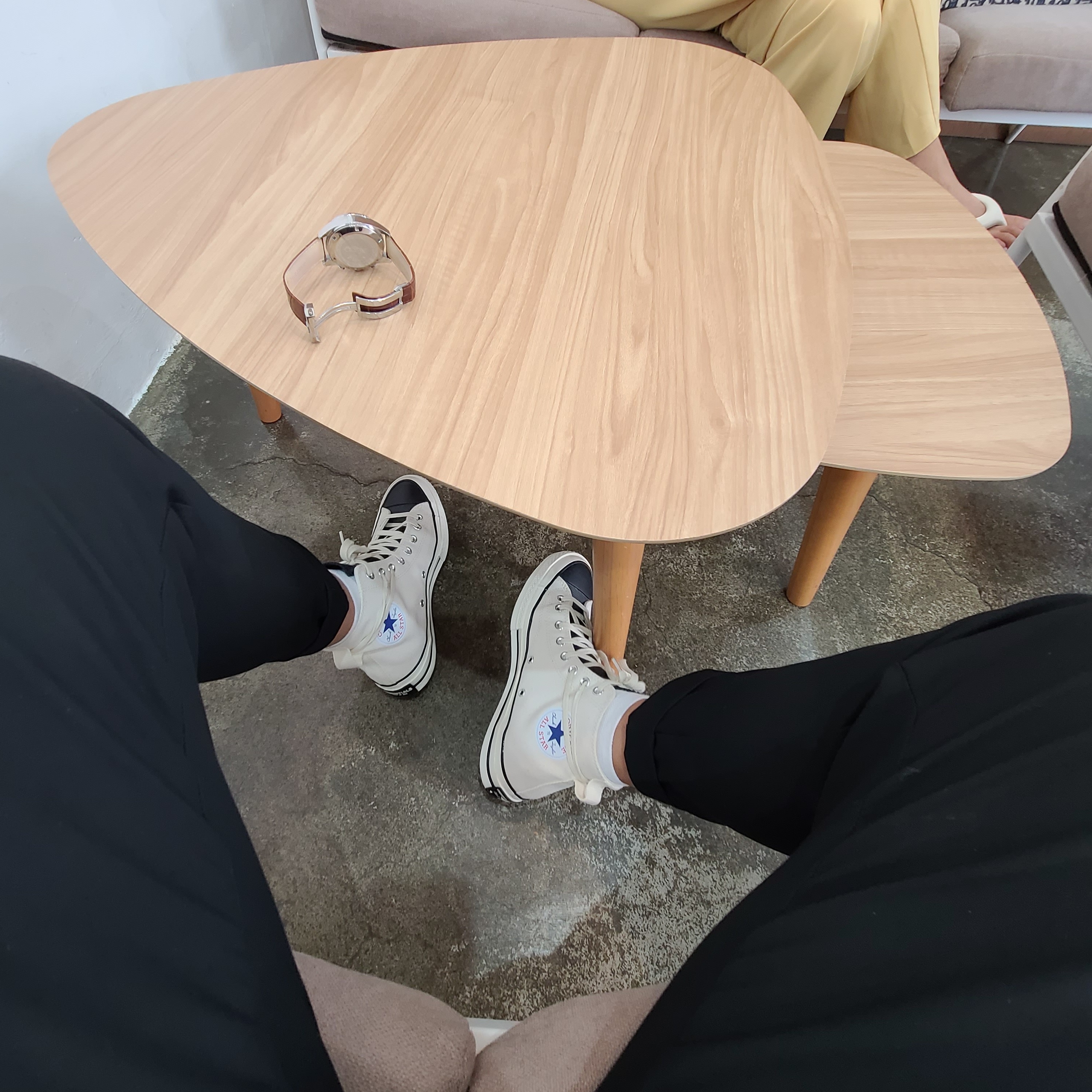 Converse x Fear of God Essentials Chuck 70 Hi Natural 2020 착용 스타일 - 1