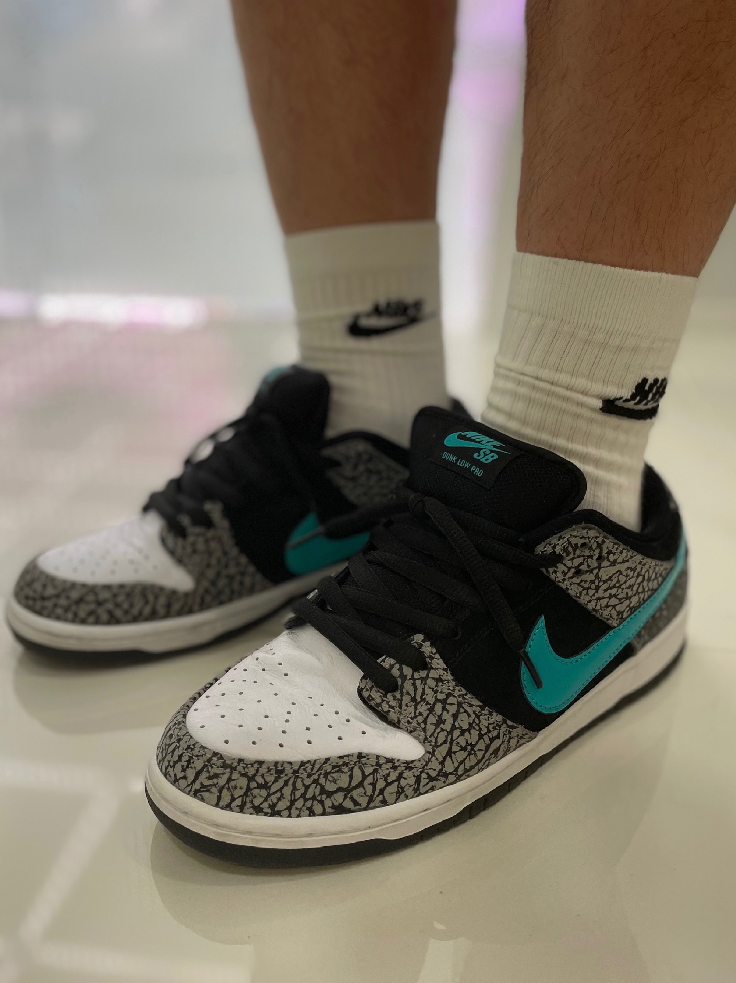 Nike SB Dunk Low Pro Clear Jade 착용 스타일
