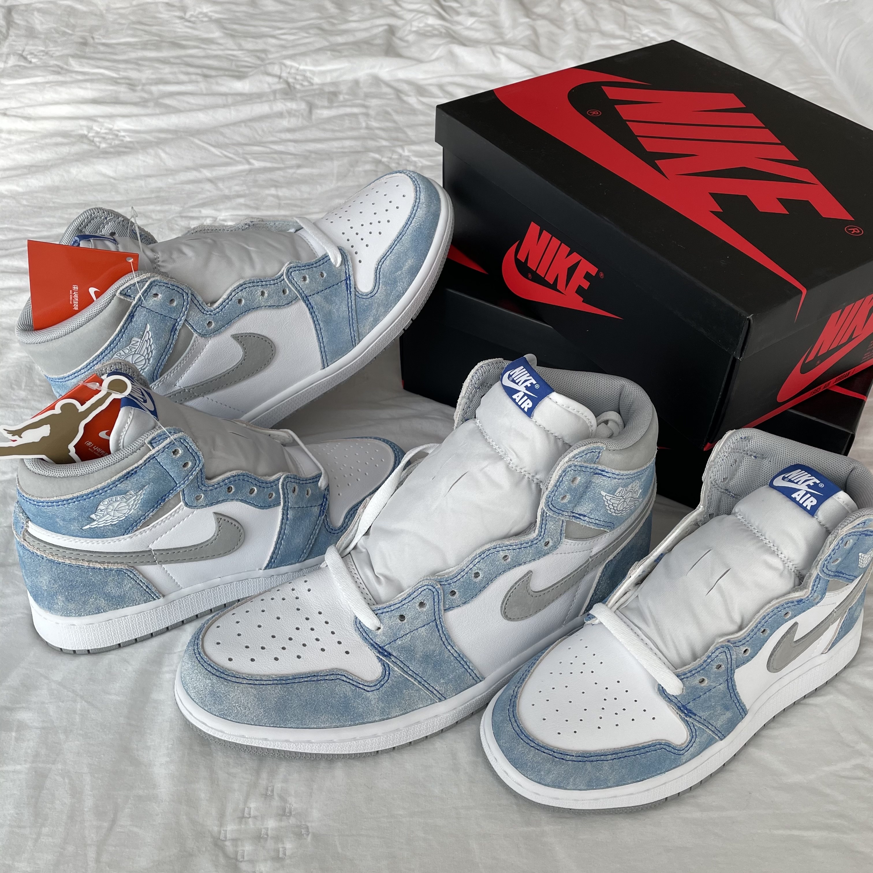 Jordan 1 Retro High OG Hyper Royal, (GS) Jordan 1 Retro High OG Hyper Royal 착용 스타일