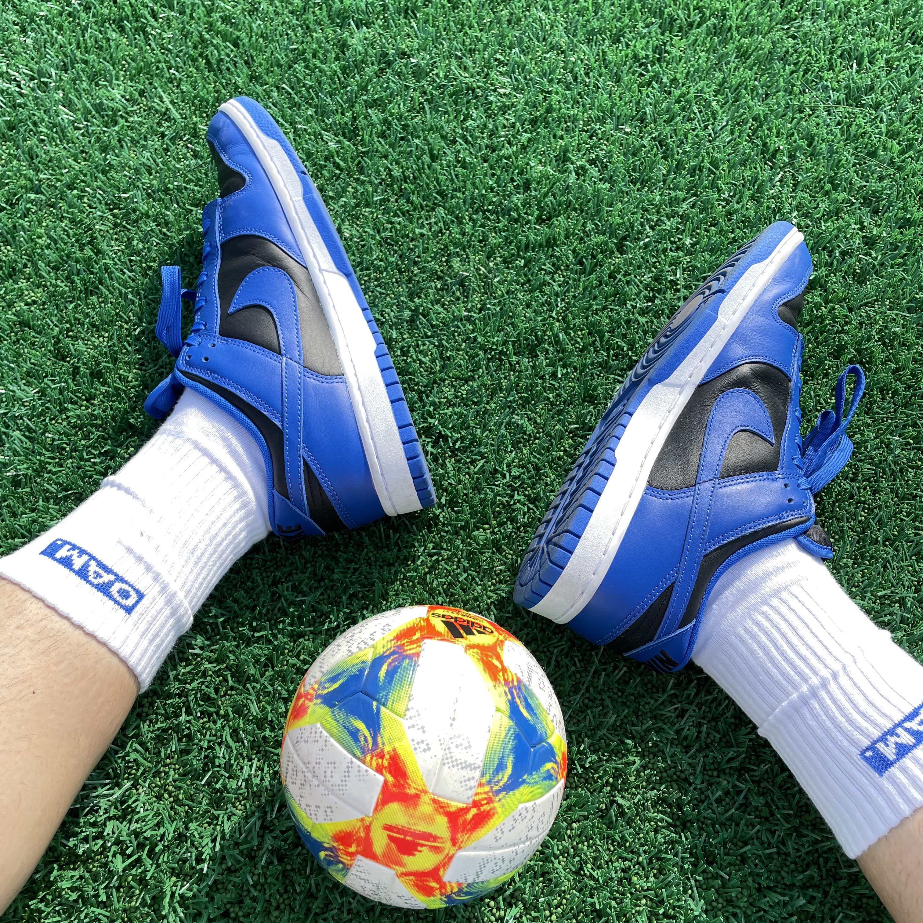 Nike Dunk Low Retro Hyper Cobalt 착용 스타일
