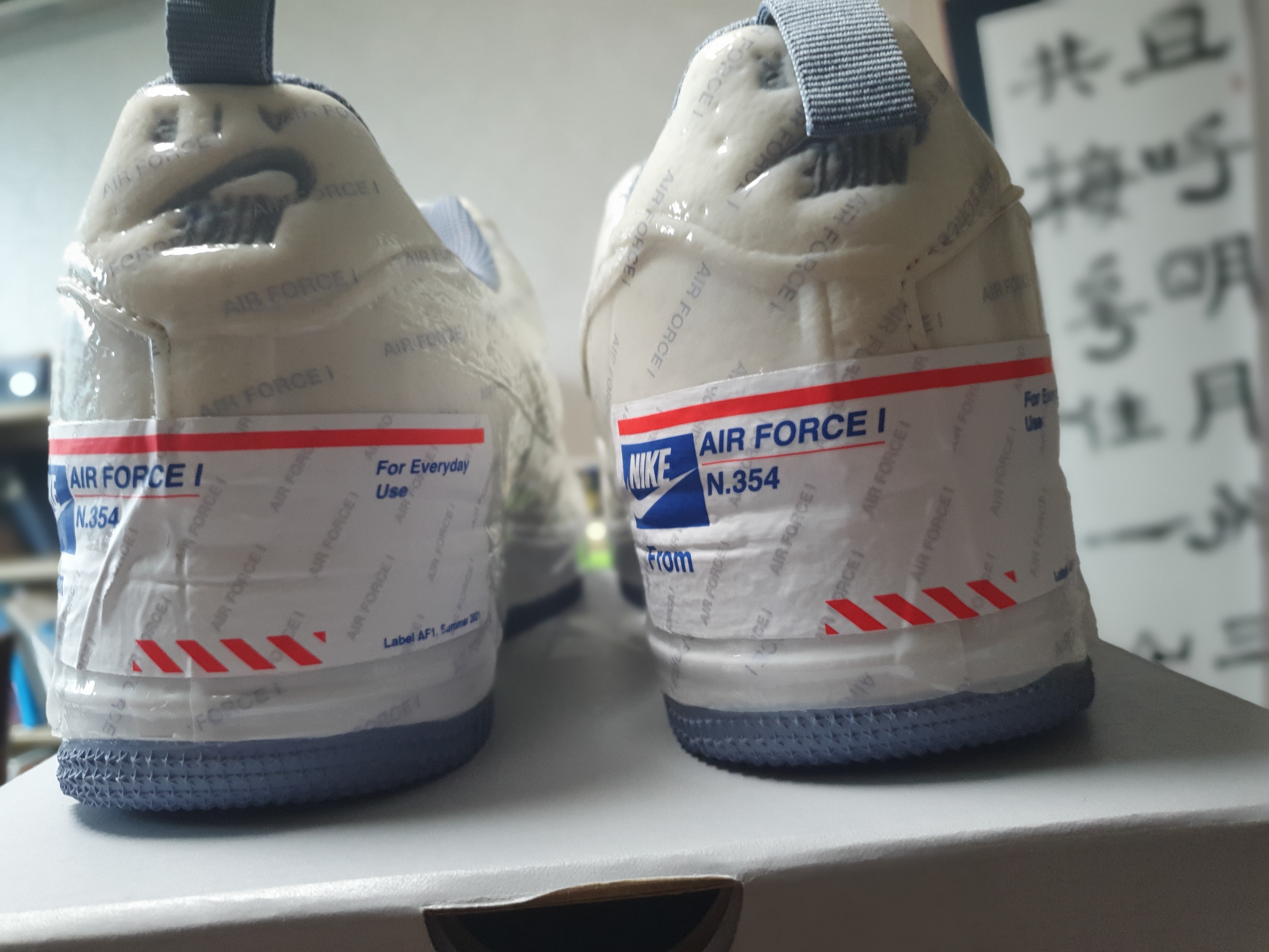 Nike Air Force 1 Low Experimental Postal Ghost 착용 스타일 - 4