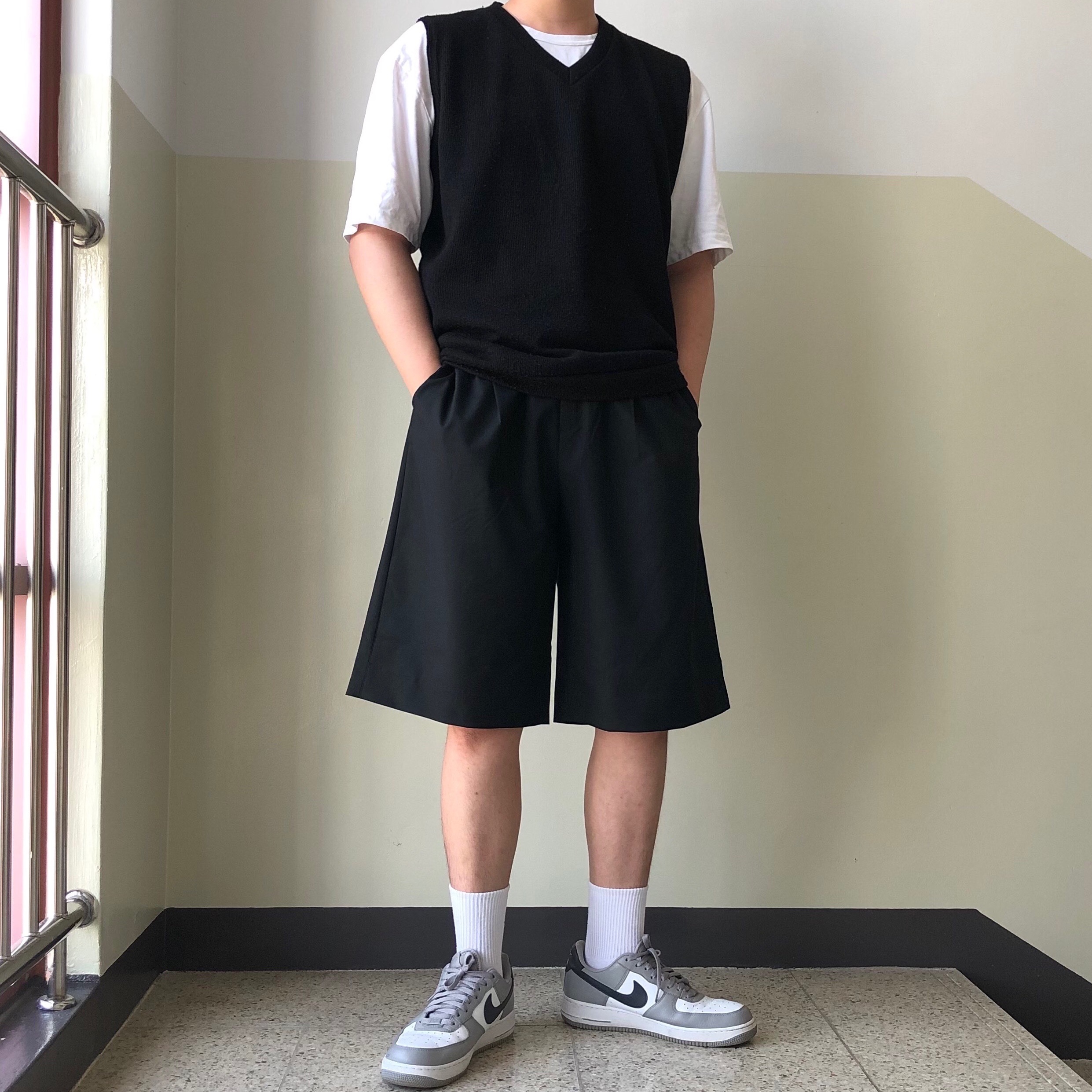 Nike Air Force 1 '07 Low White 착용 스타일