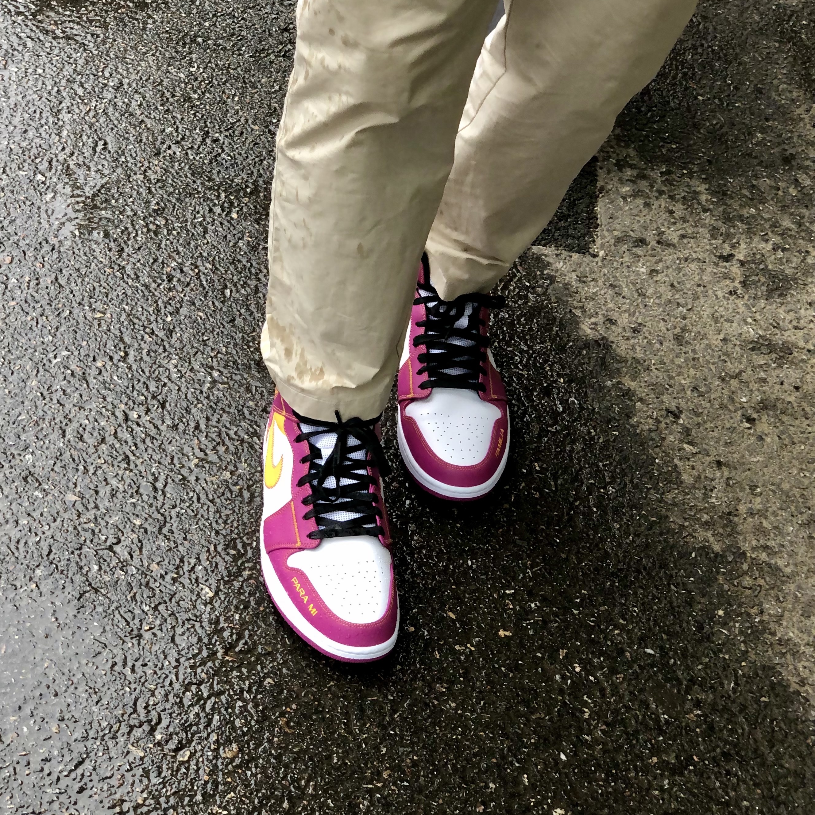 Jordan 1 Mid DOD Familia 착용 스타일 - 1