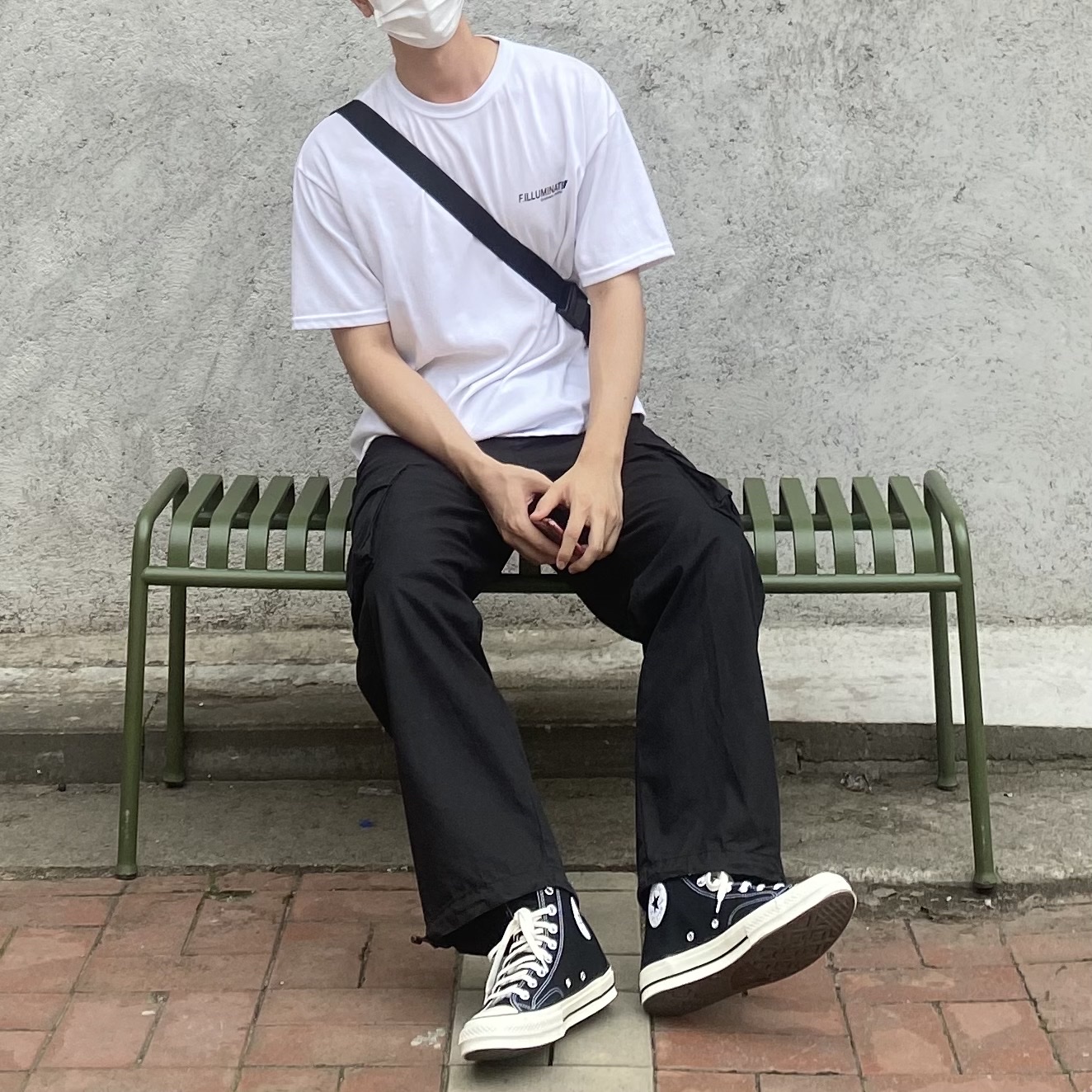 Converse Chuck 70 Hi Black 착용 스타일