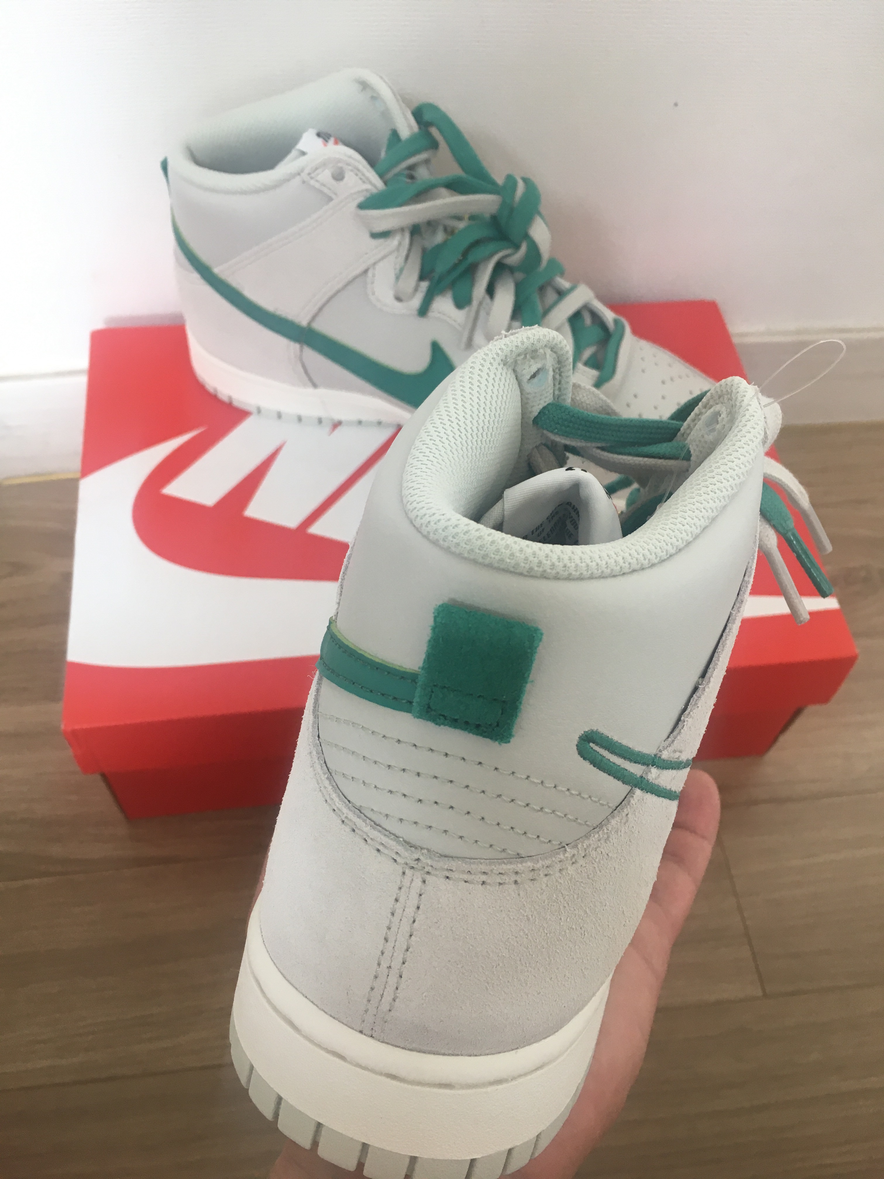 Nike Dunk High SE First Use Sail 착용 스타일 - 2