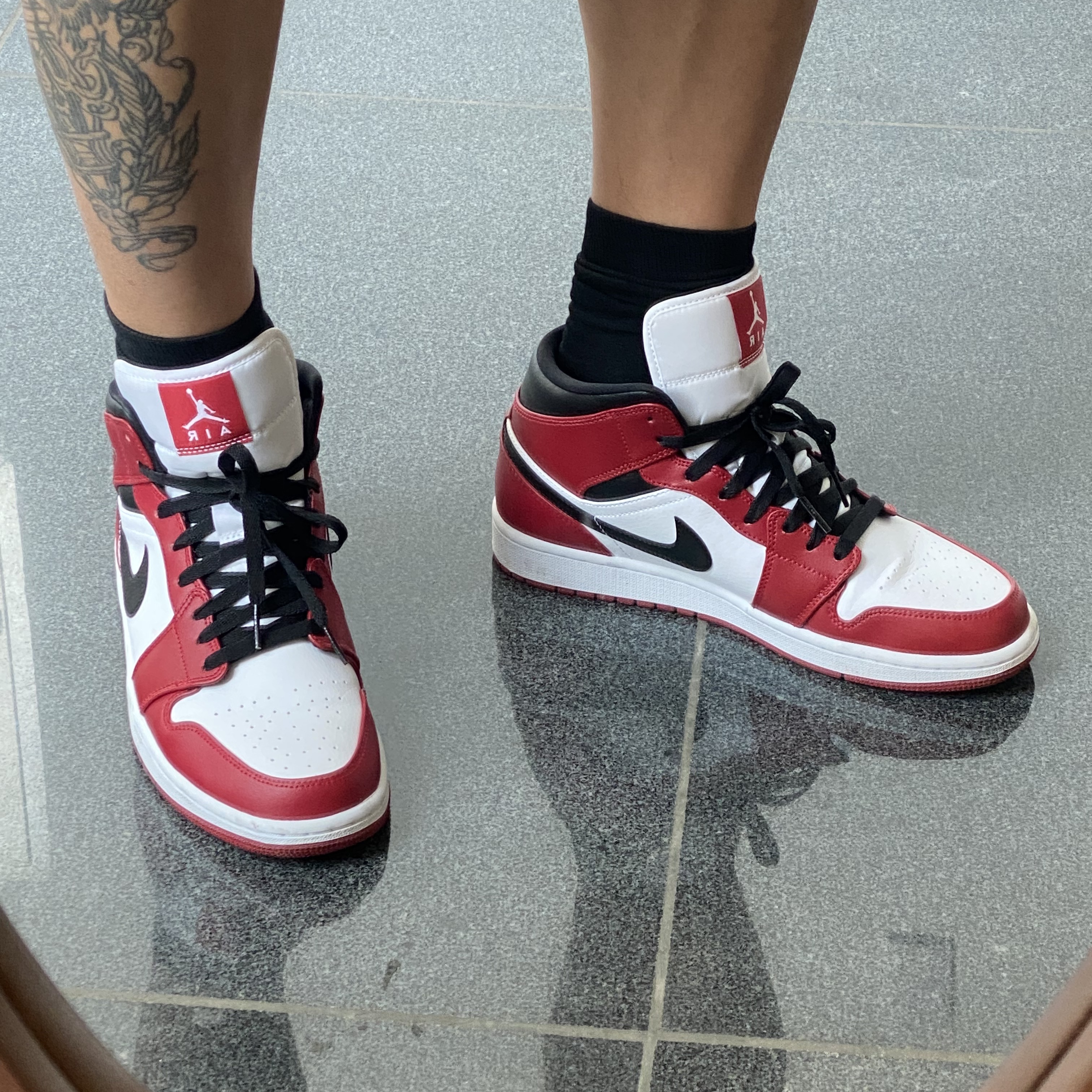 Jordan 1 Mid Chicago 2020 착용 스타일