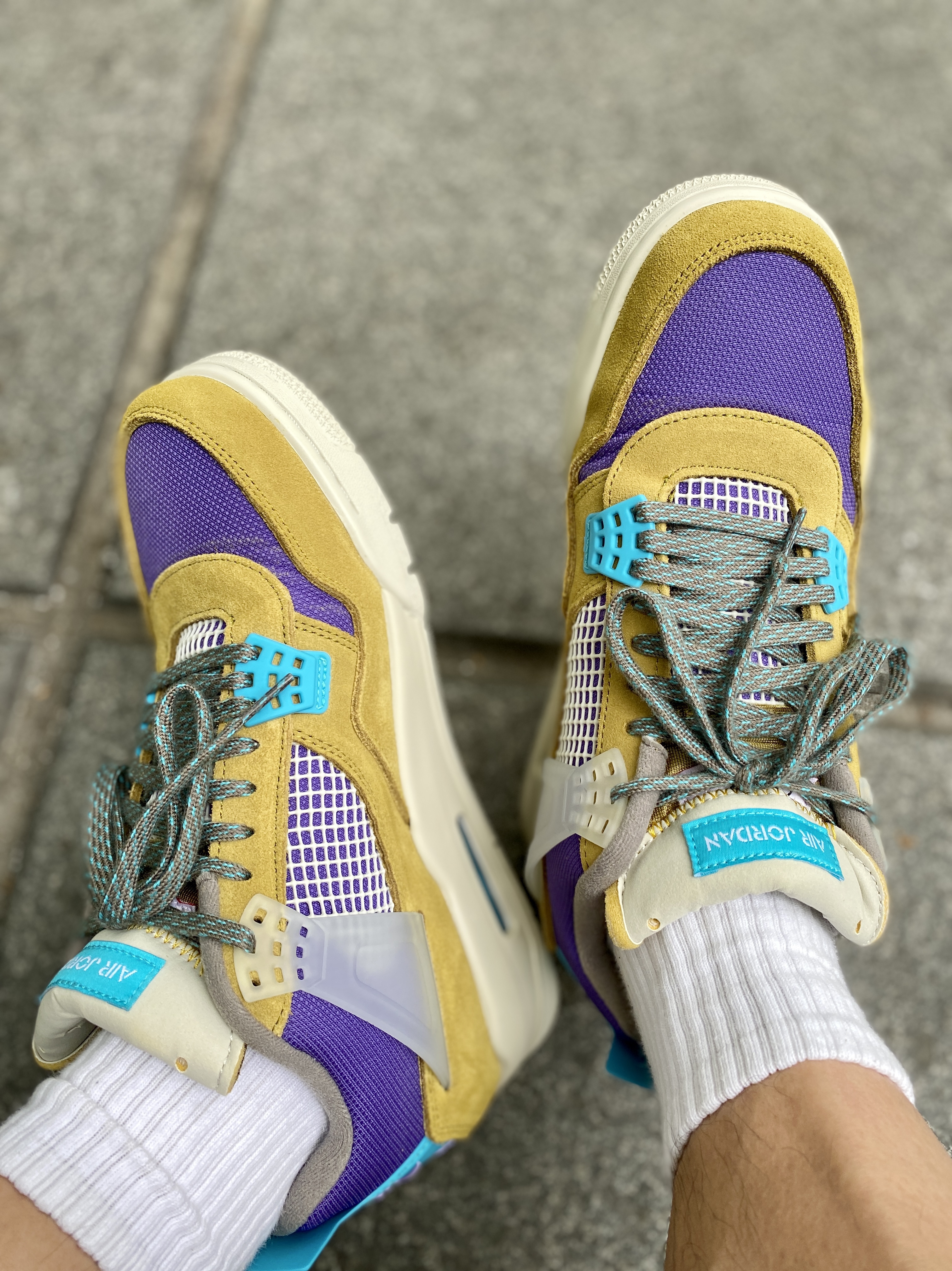 Jordan 4 x Union Retro SP Desert Moss 착용 스타일